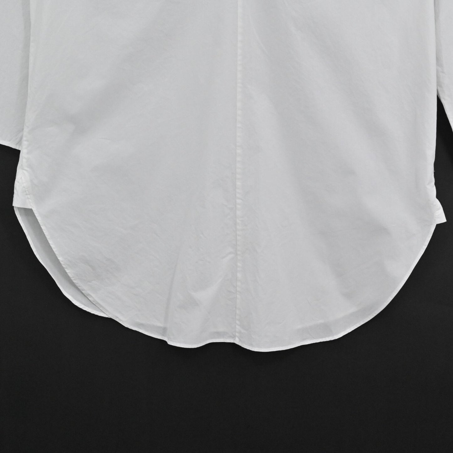 COS Womens Cotton Silk Top Size EUR 36 White Ivory Ruffle Neck Detail Blouse