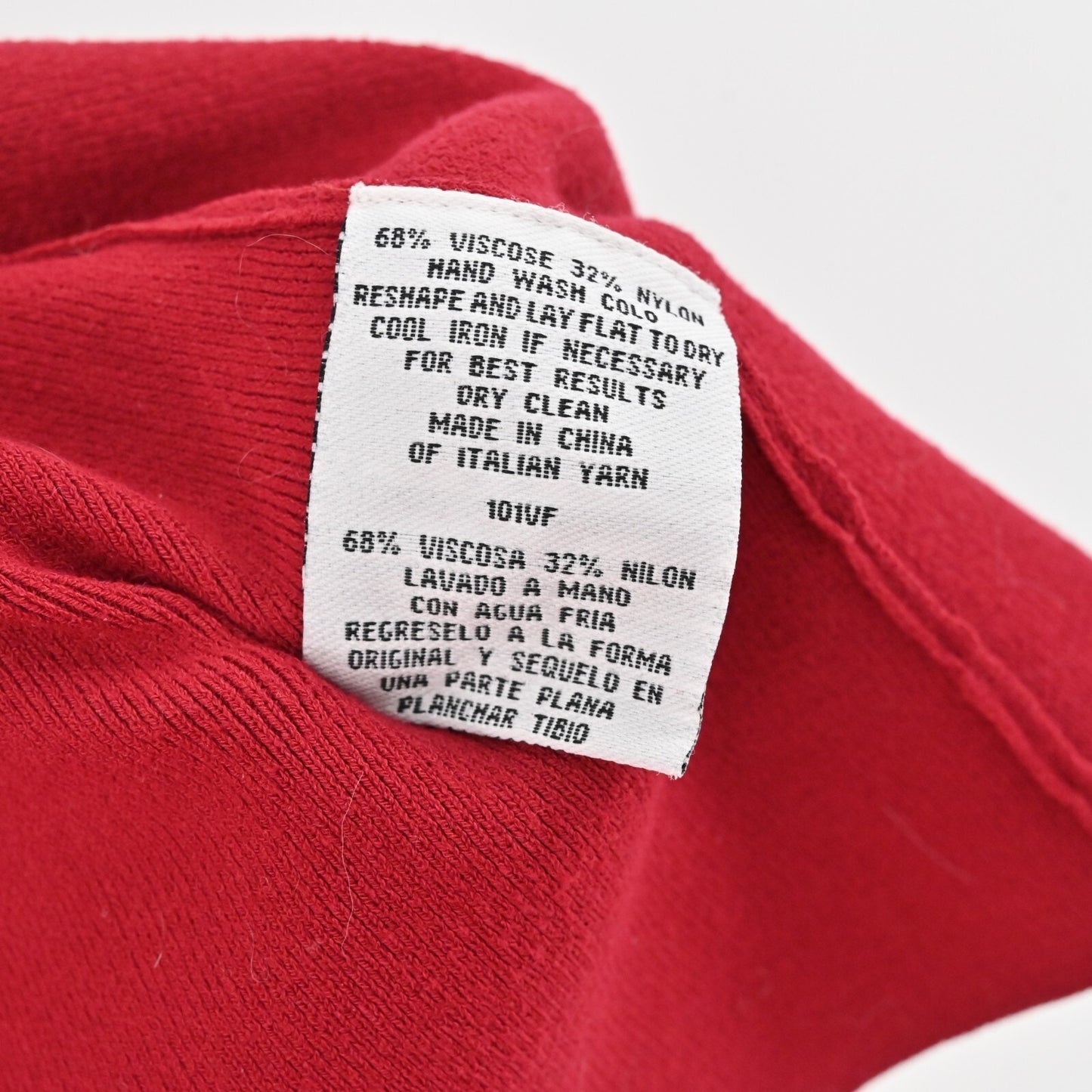 EILEEN FISHER Cardigan Womens Size S Red Italian Yarn Knit Open Front Sweater