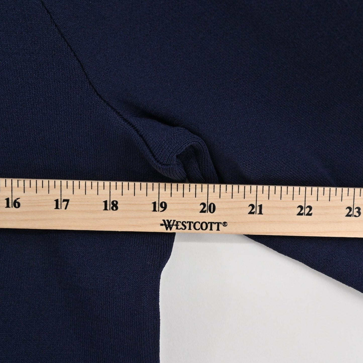 Shoshanna Womens Cardigan Sweater Sz S Navy Blue White Trim Scalloped Knit Crop