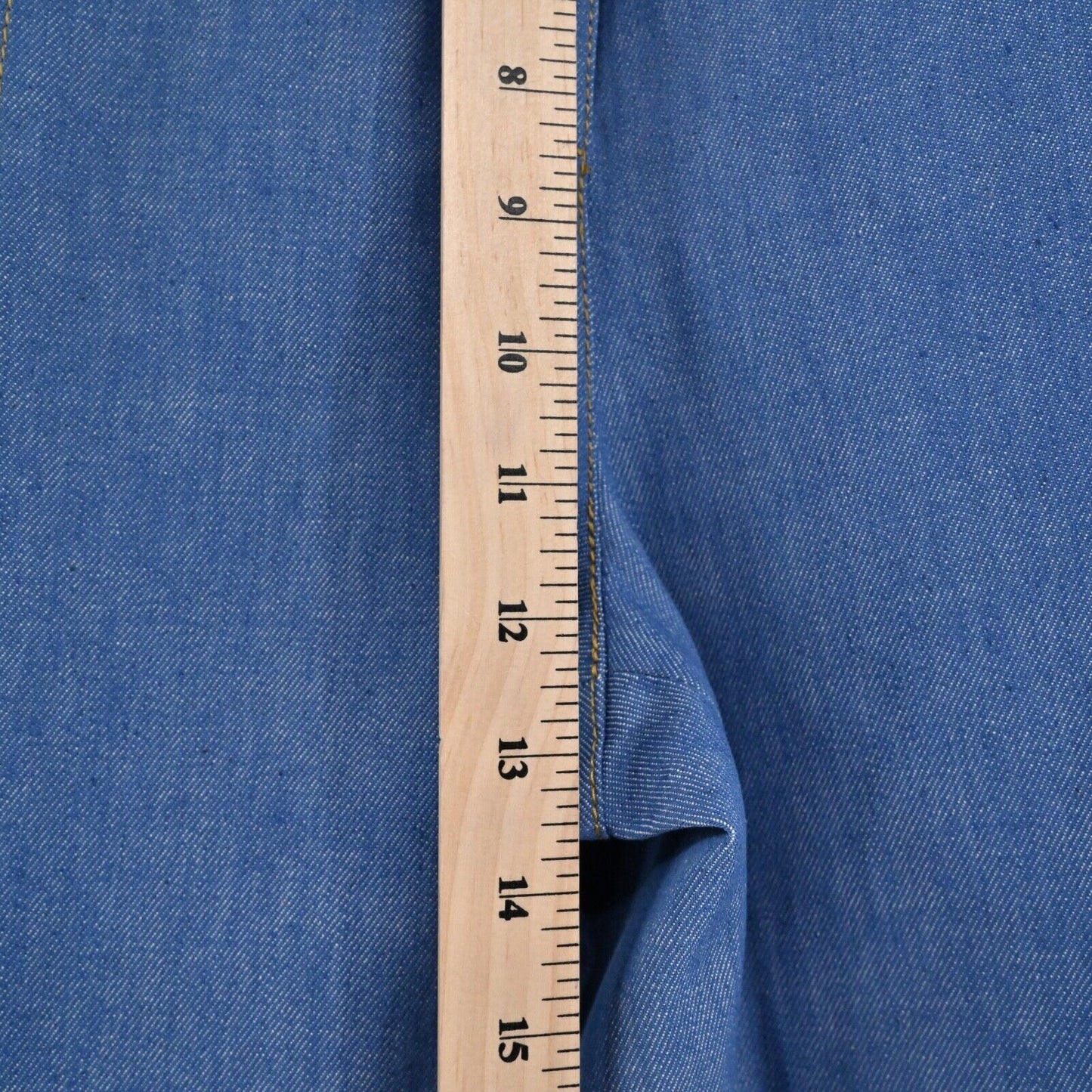 DEREK LAM Jeans Womens Sz 10 Wide Leg Sailor Button High Rise Flare Retro $795