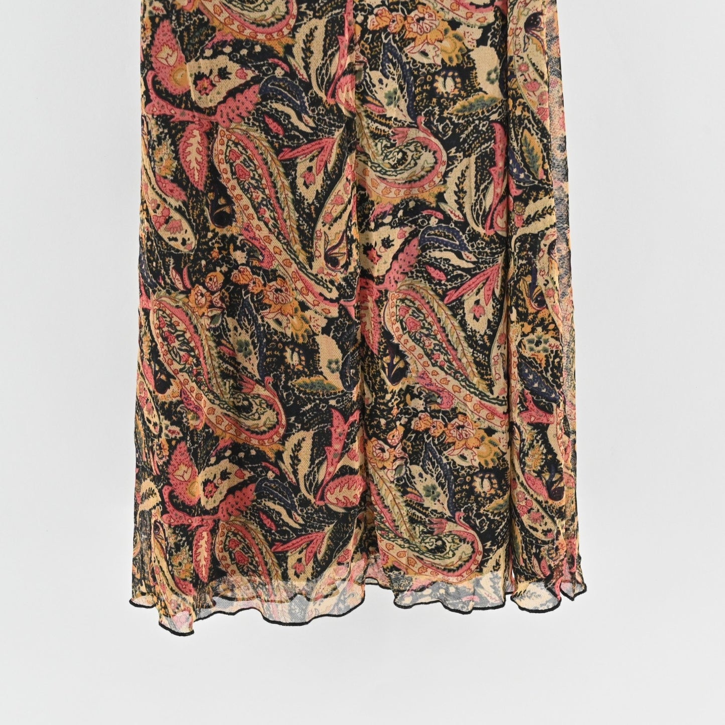 Vtg Xhilaration Y2k Dress Size L Fairy Sheer Mesh Cinch Grunge Indie Sleaze Mini