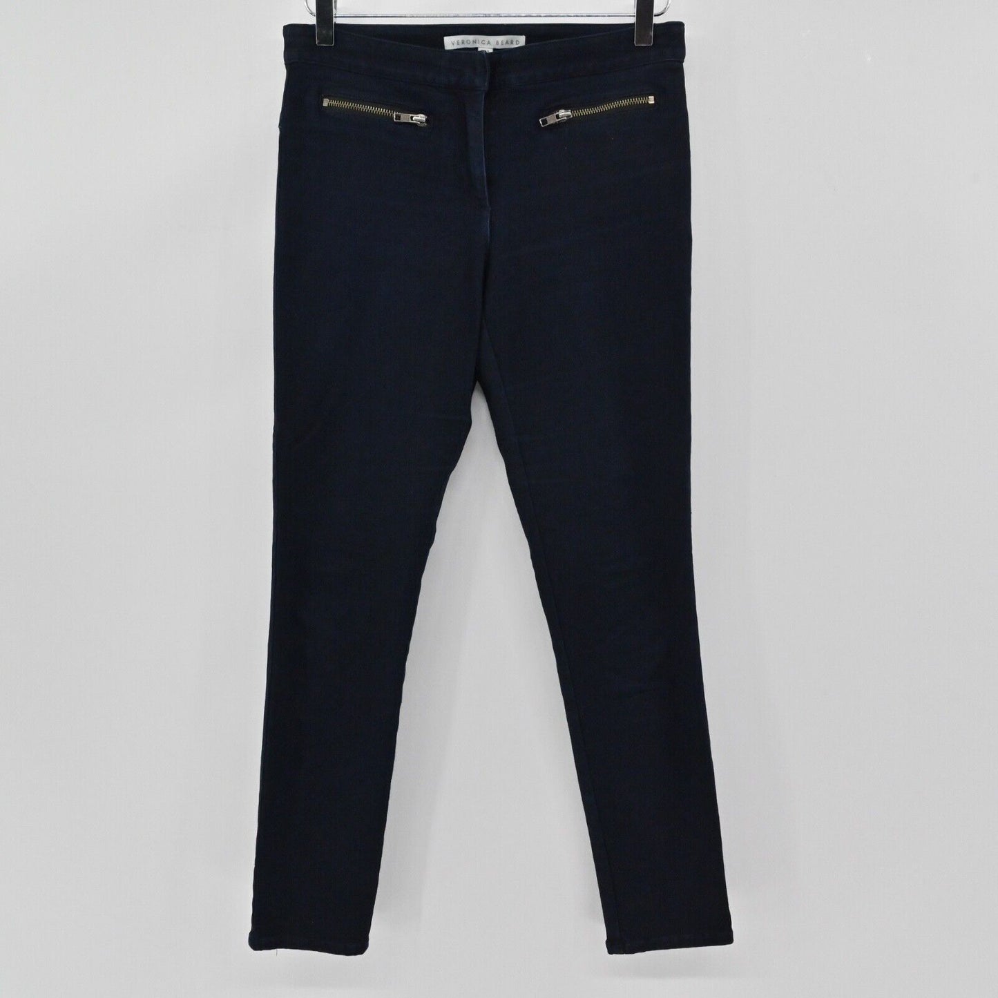 VERONICA BEARD Jeans Womens Size 4 Dark Wash Mid Rise Skinny Stretch Zip Pockets