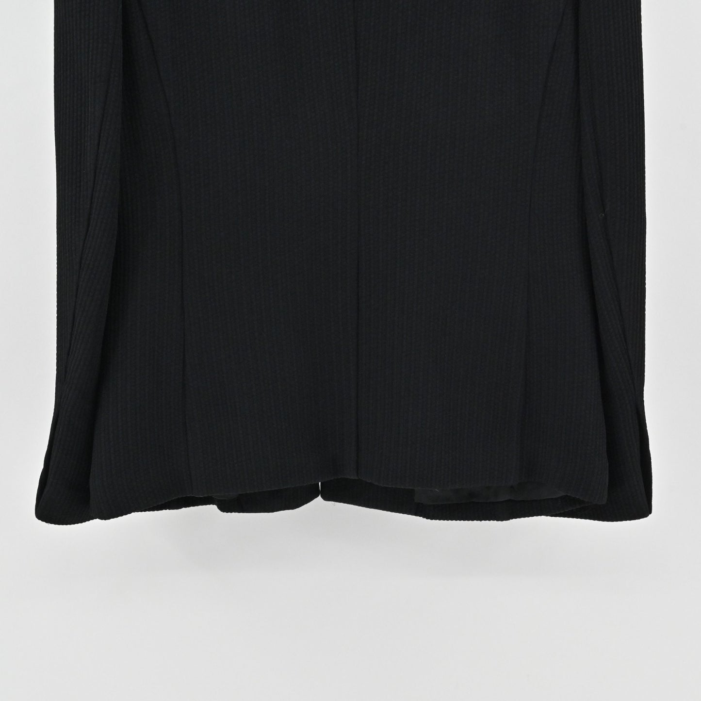 Emanuel Ungaro Womens Black Blazer Size 6 Single Breasted Collarless Jacket