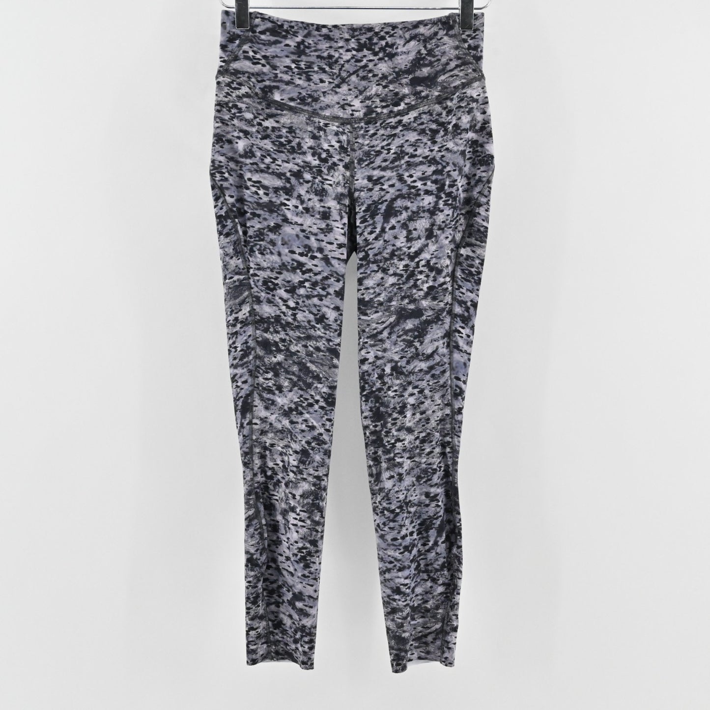 Lululemon Womens Base Pace High Rise 25" Leggings Size 8 Estuary Grey Multi
