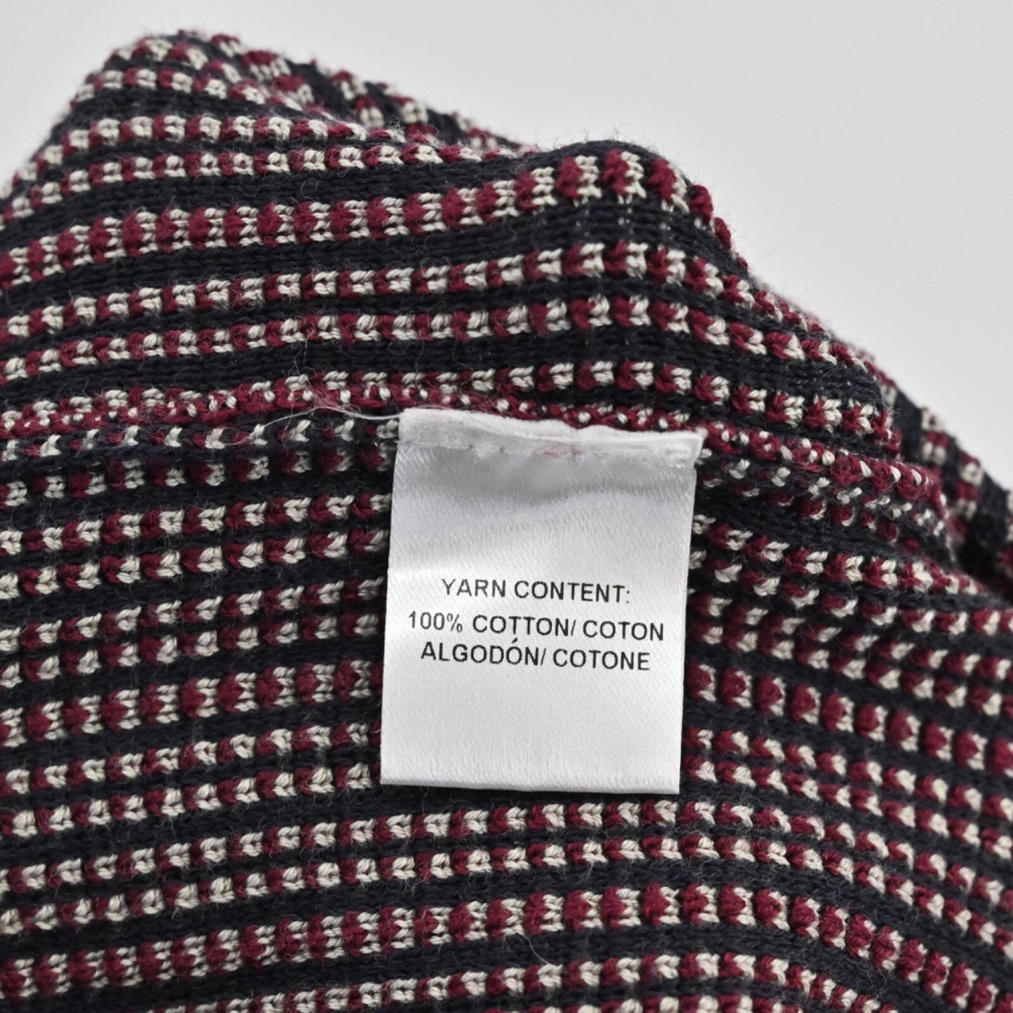 DEREK LAM Sweater Dress Size S 10 CROSBY Mini Wine Black Stripe Cotton Purple