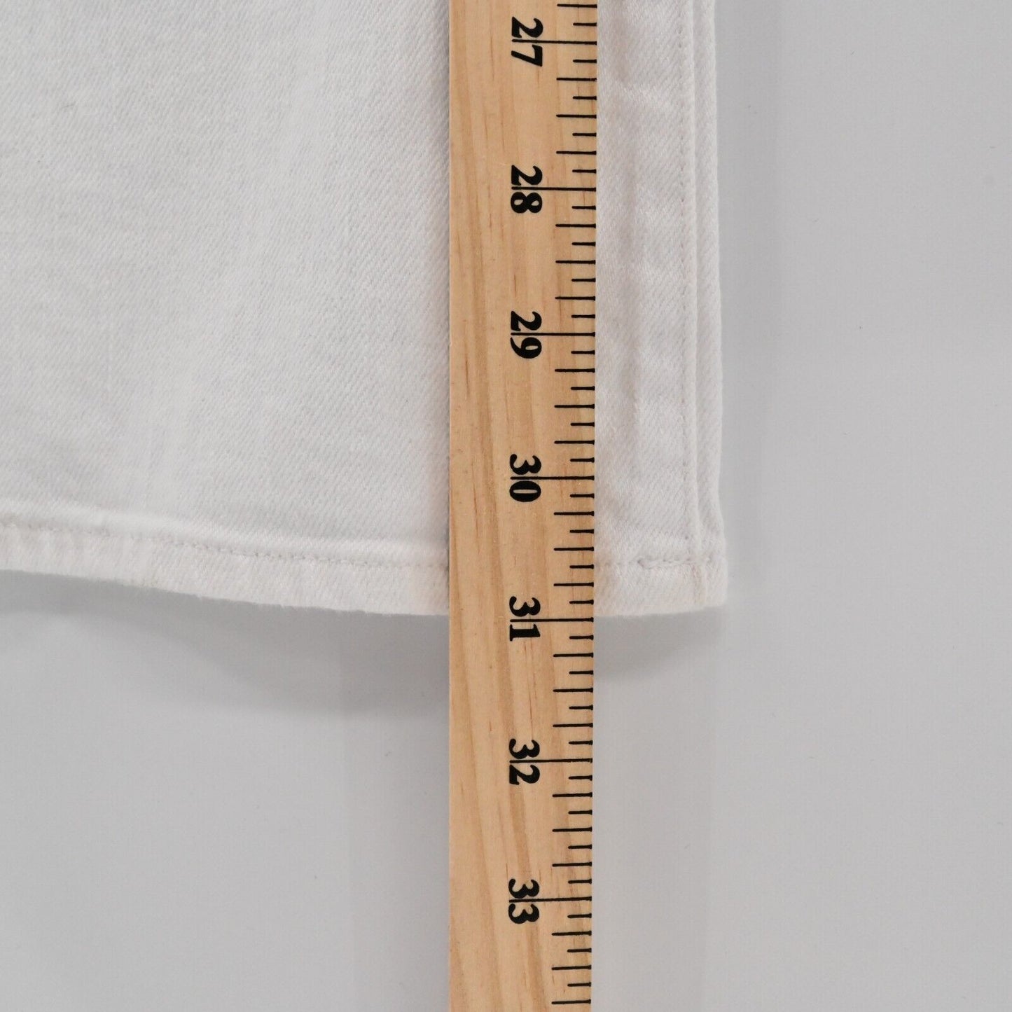 J BRAND Jeans Womens Size 32 White Denim Bootcut Mid Rise Classic Casual Coastal