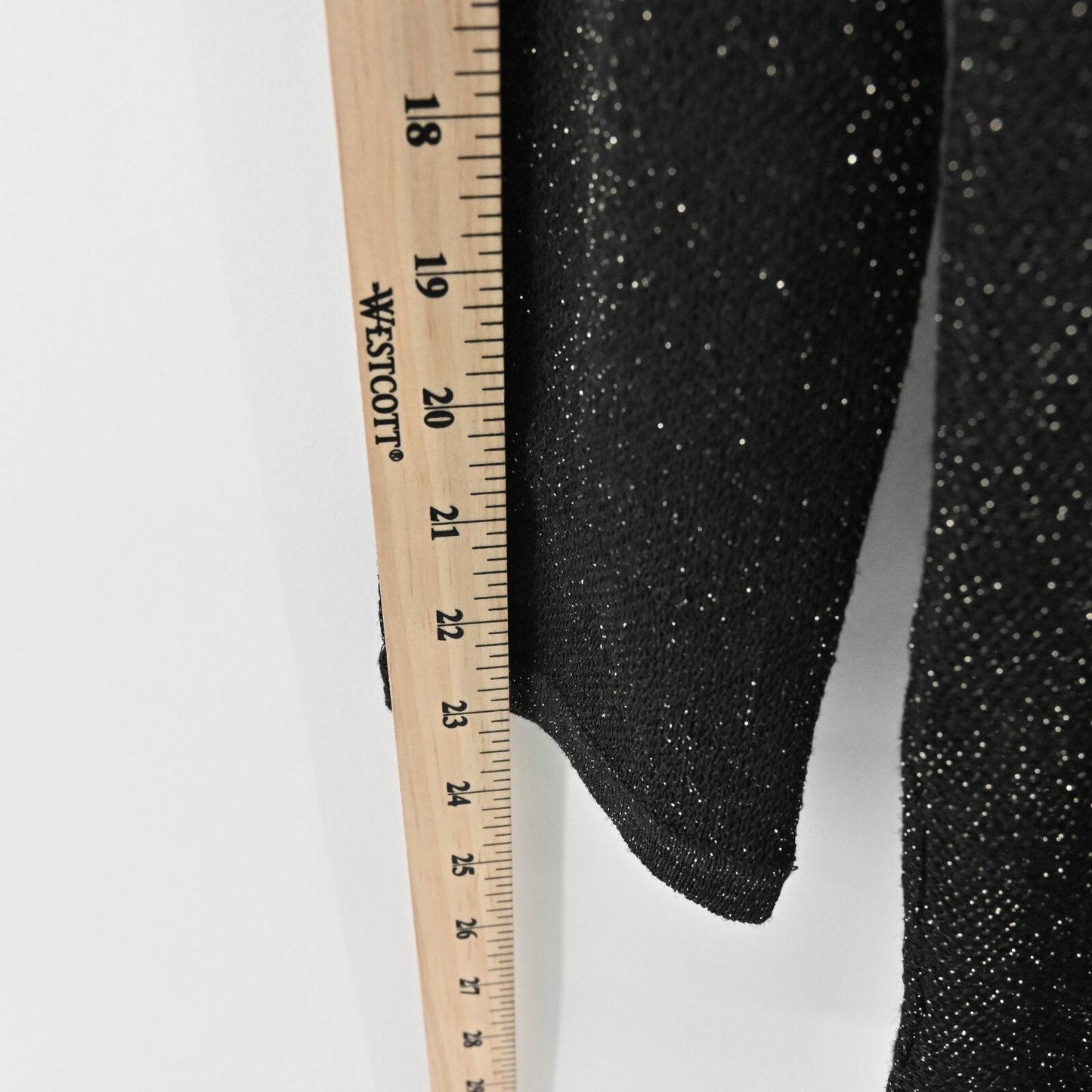 EILEEN FISHER Top Womens Size XS Black Linen Blend Bateau Neck Sparkle Tunic