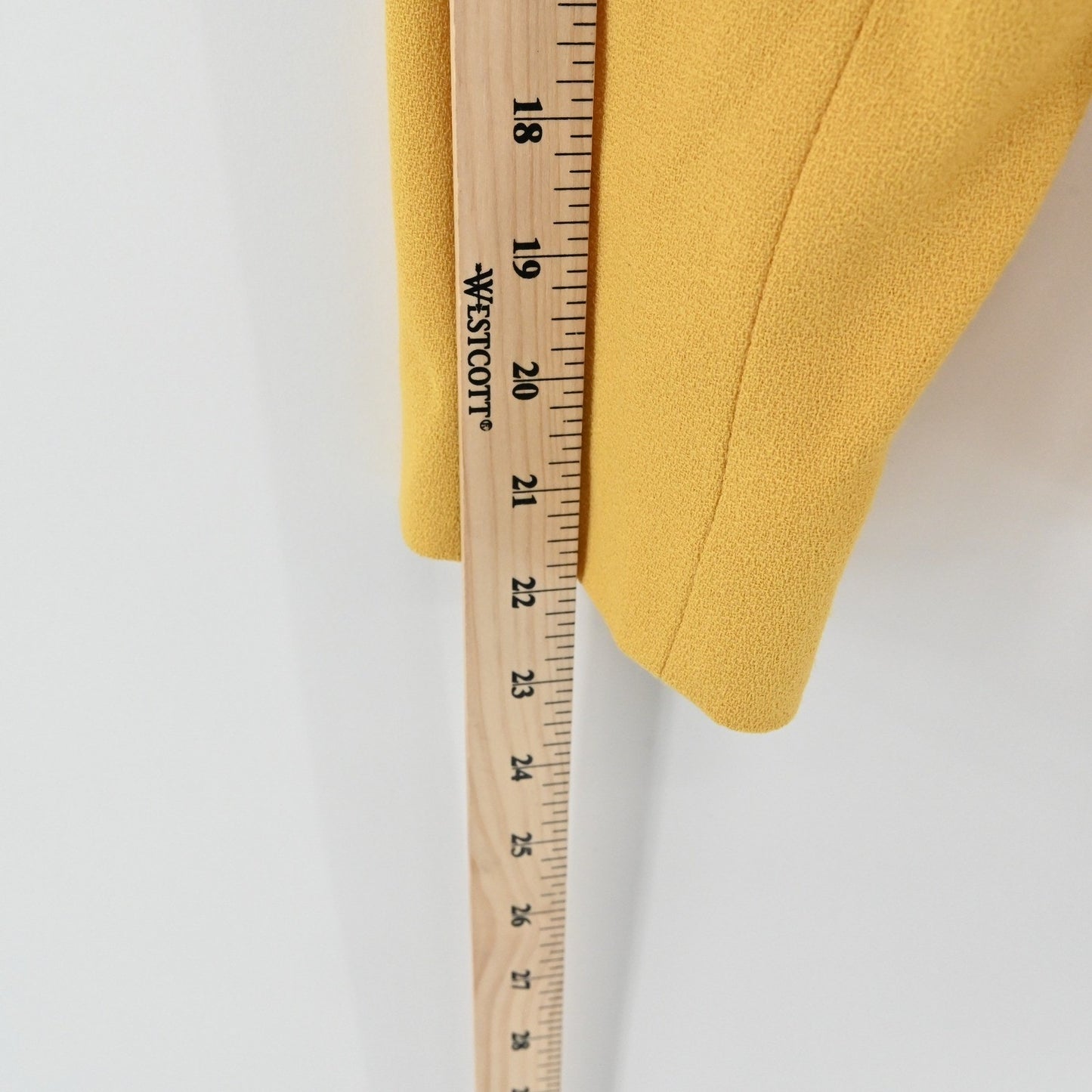 Vtg Nolan Miller Wool Beaded Jacket Tank Set Size 8 Yellow Retro Glam Hong Kong