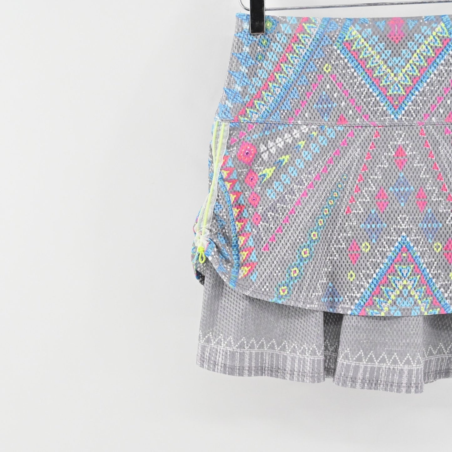 Lucky in Love Desert Vibes Ruched Skort Size XS Print Tennis Skirt Pickleball