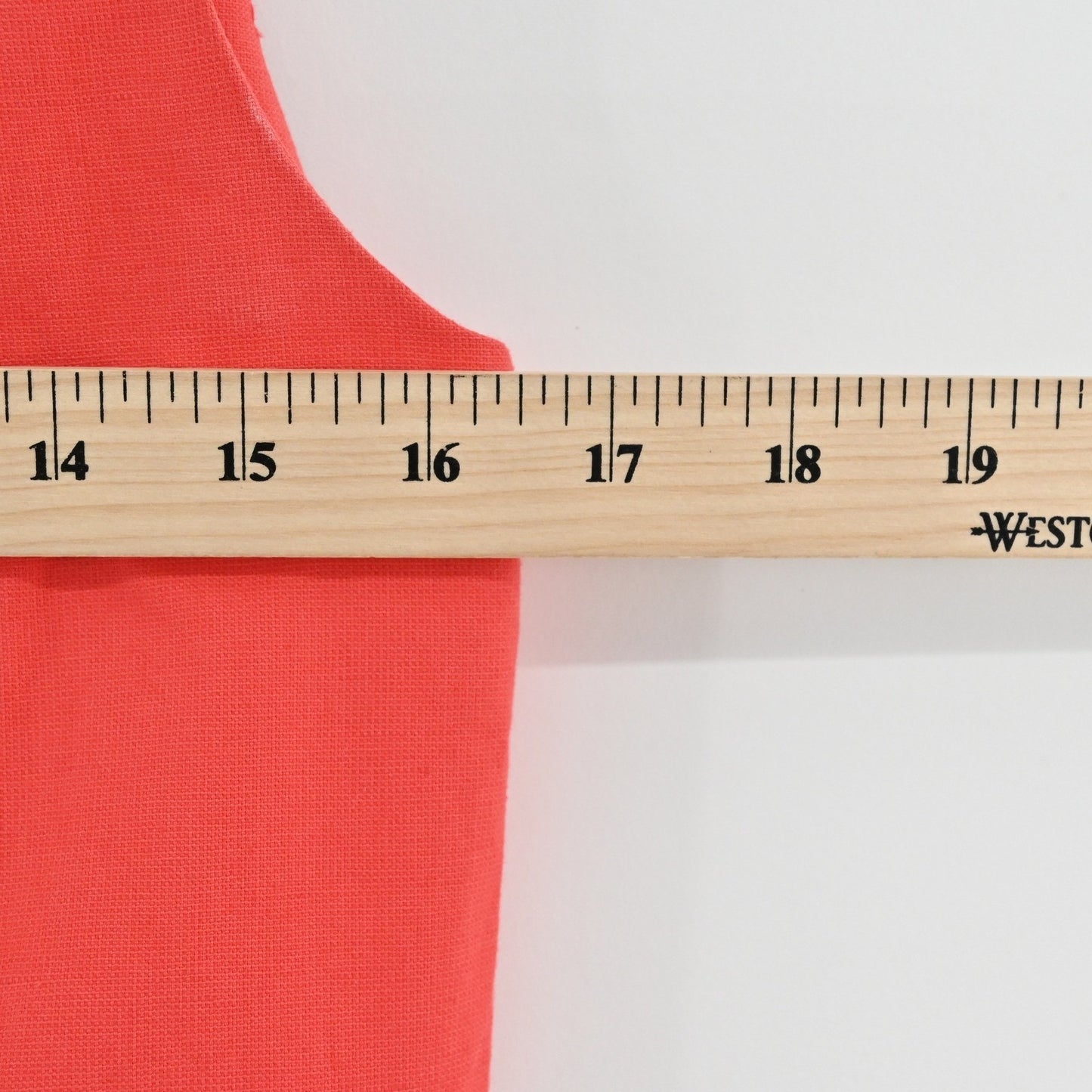 COS Womens Slim Fit Linen Cotton Dress Size 2 Sleeveless Red Minimalist Modern