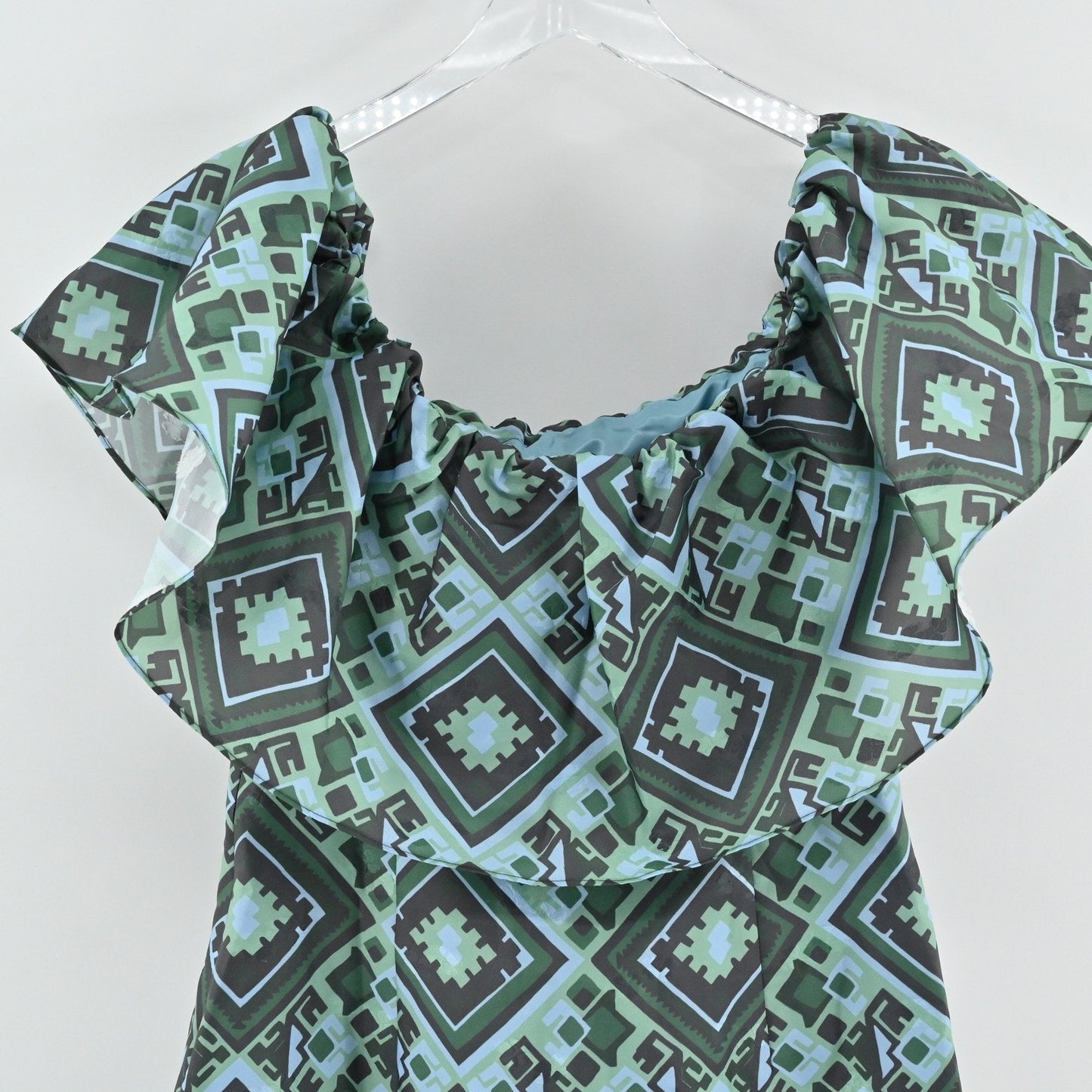 Baum und Pferdgarten Womens Size 6 Alice Ruffle Off The Shoulder Mini Dress