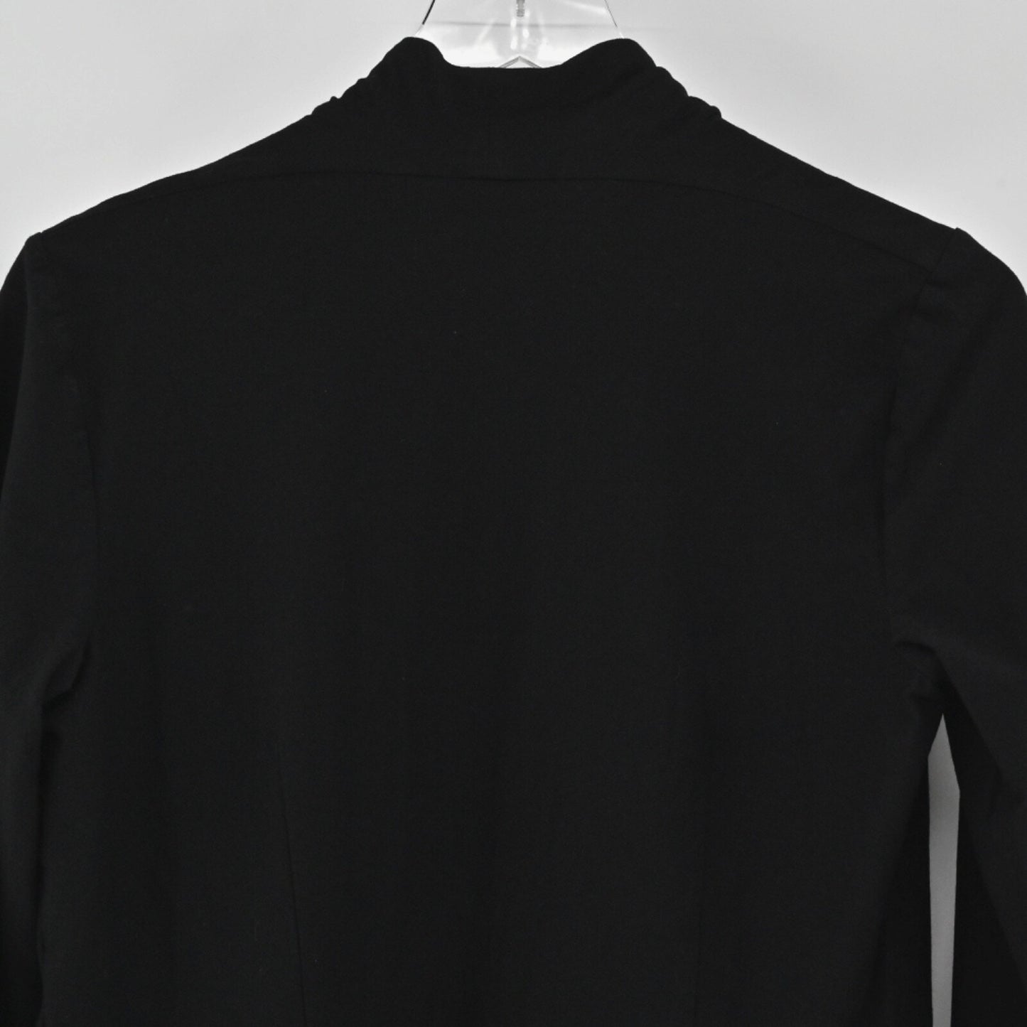 EILEEN FISHER Womens Black Cardigan Size S Open Front Jersey Knit Minimalist USA