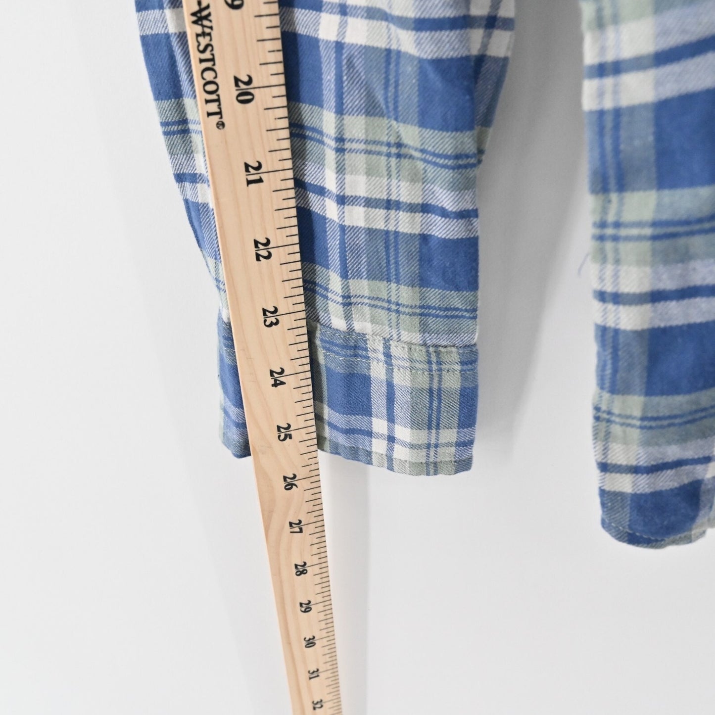 VINEYARD VINES Mens Plaid Shirt Size M Slim Longshore Blue Green Button Casual