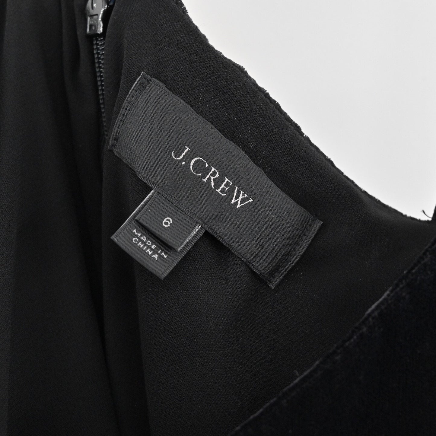 J CREW Womens Velvet Jumpsuit Size 6 Black Crop Spaghetti Strap V Neck High Rise