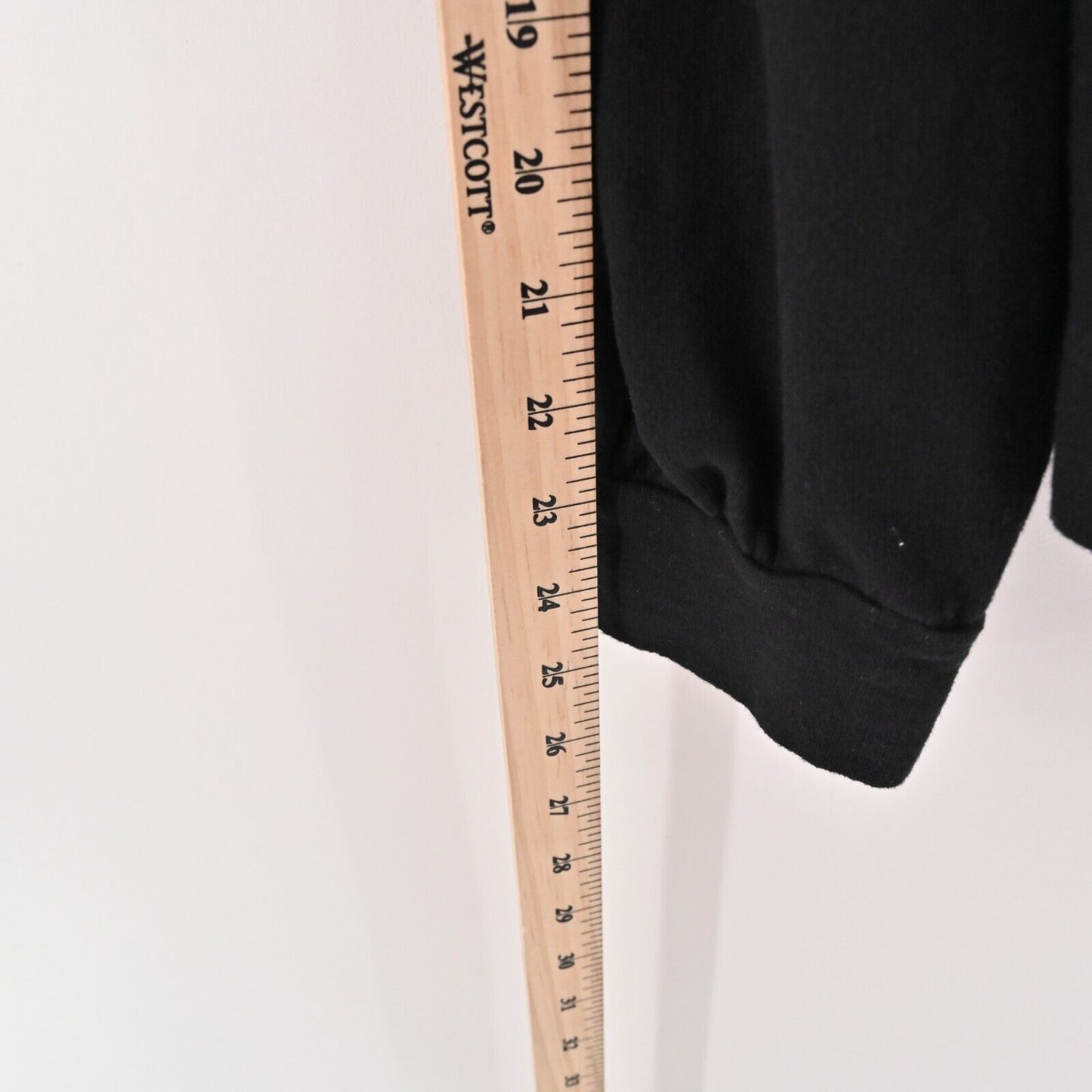 ANTHROPOLOGIE Cardigan Womens Size M T.La Solid Black Open Front Patch Pocket