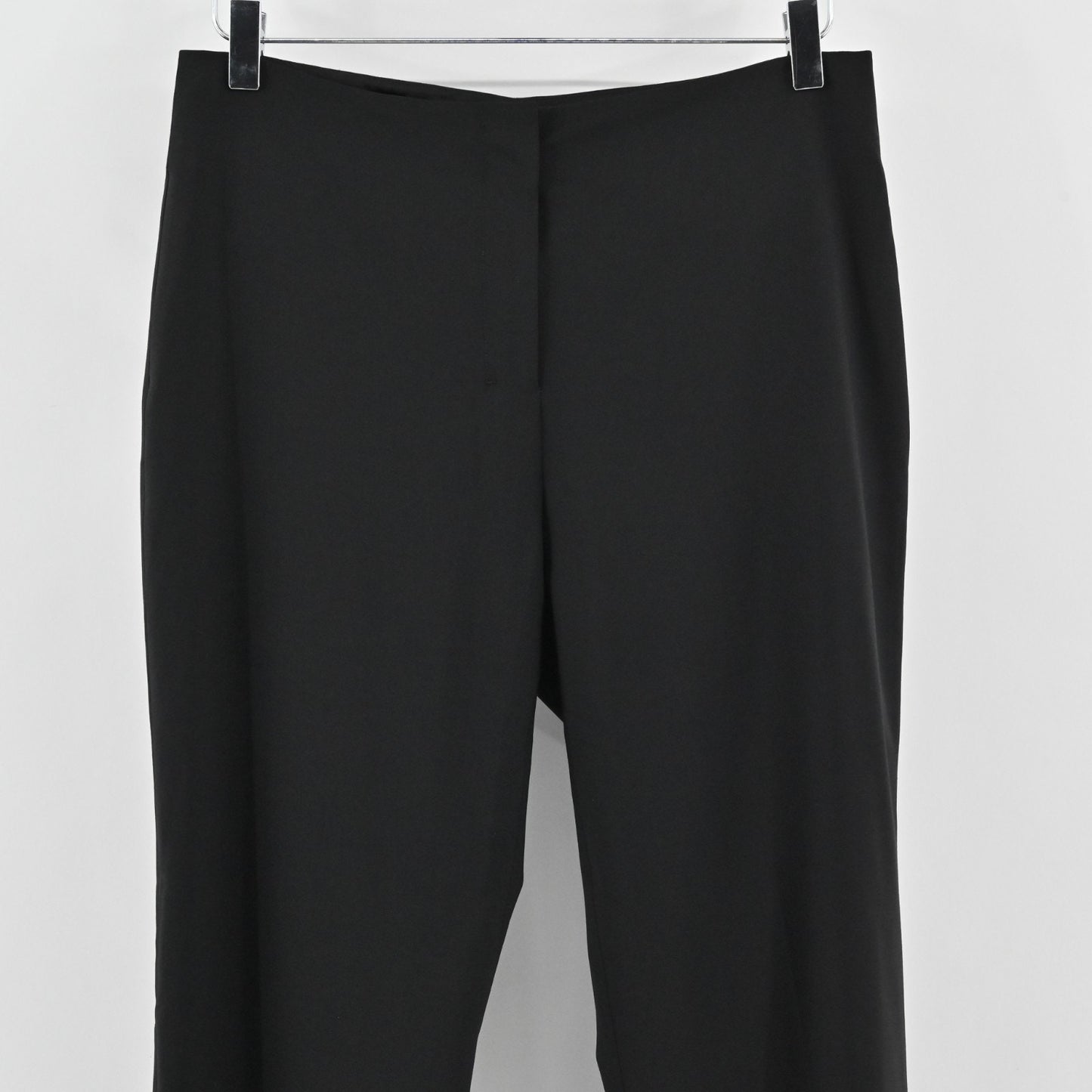 MM LaFleur Womens Wool Trouser Pants Size 4 Black Flare Office Workwear Career