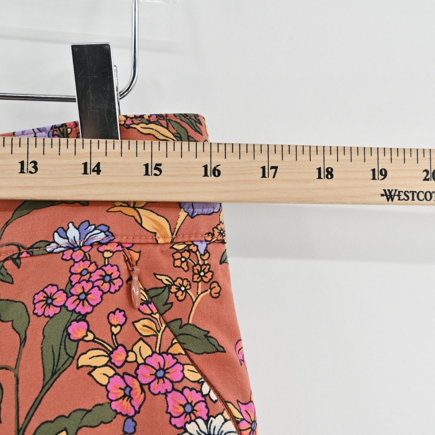 Anthropologie Maeve Flower Power Wide Leg Pants Pants Size 14 Floral Hippie Boho