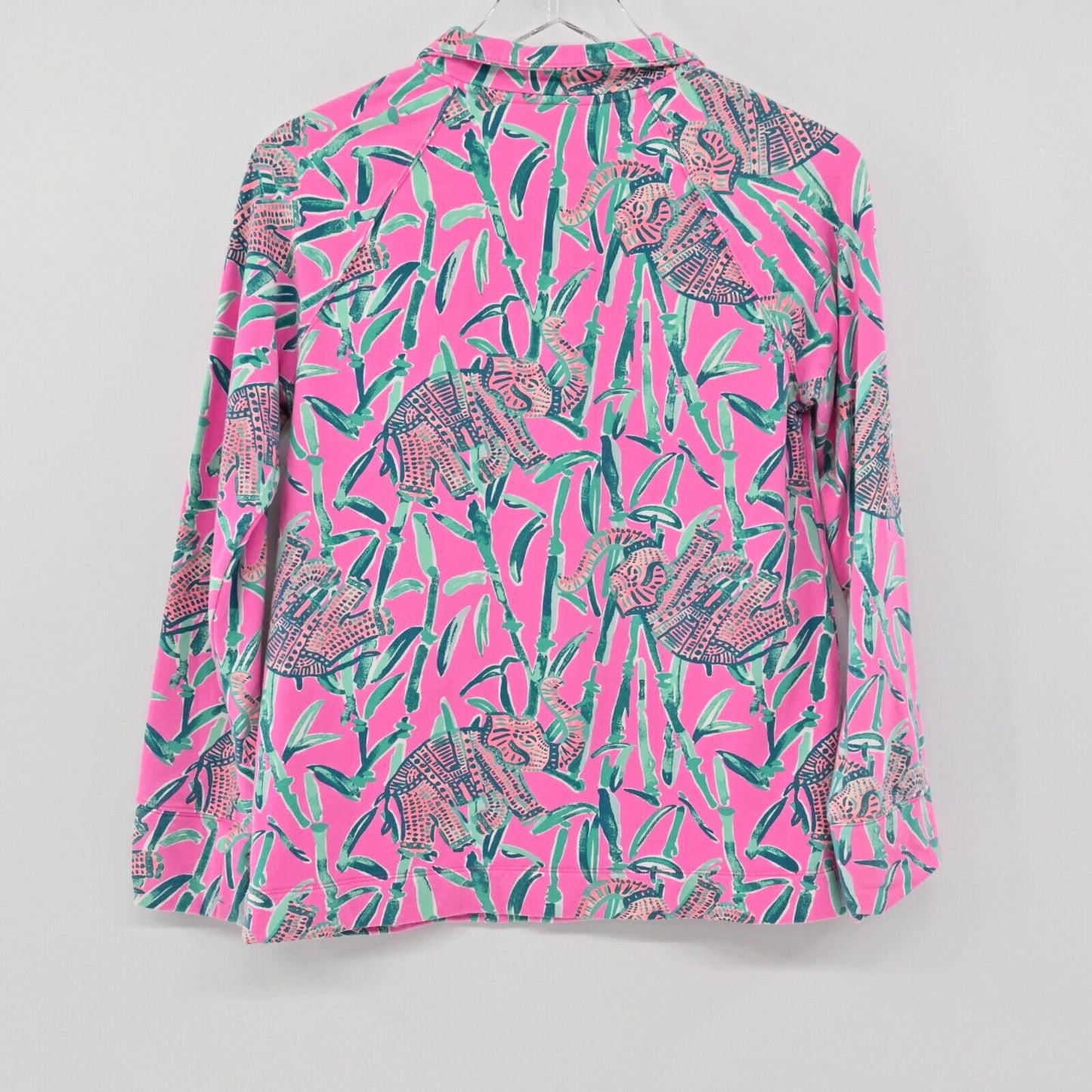 LILLY PULITZER Pullover Womens Size S Skipper Popover Quarter Zip Extra Lucky