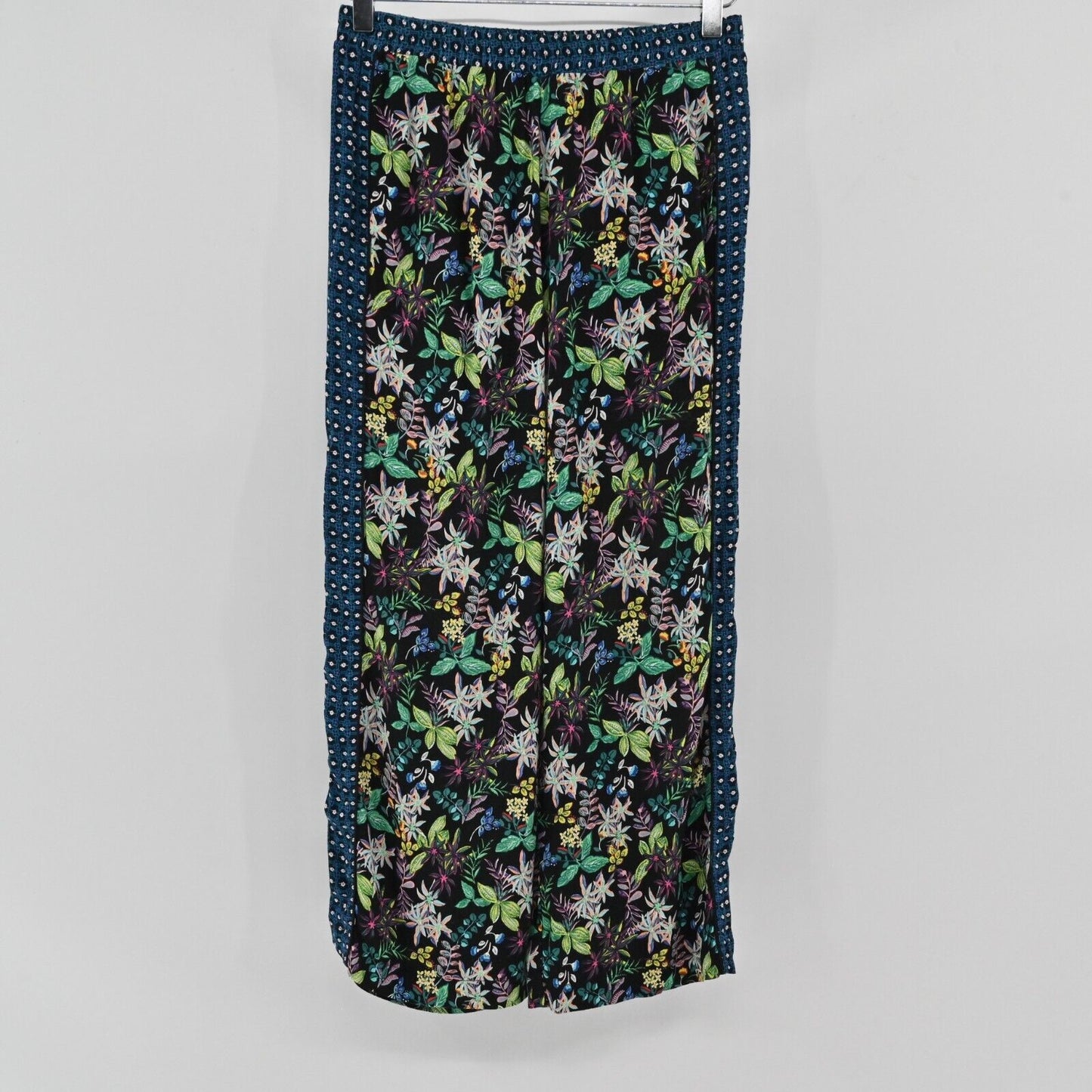 ANTHROPOLOGIE Pants Womens Size XS ETT TWA Rosseau Wide Leg Floral Crop Pull On