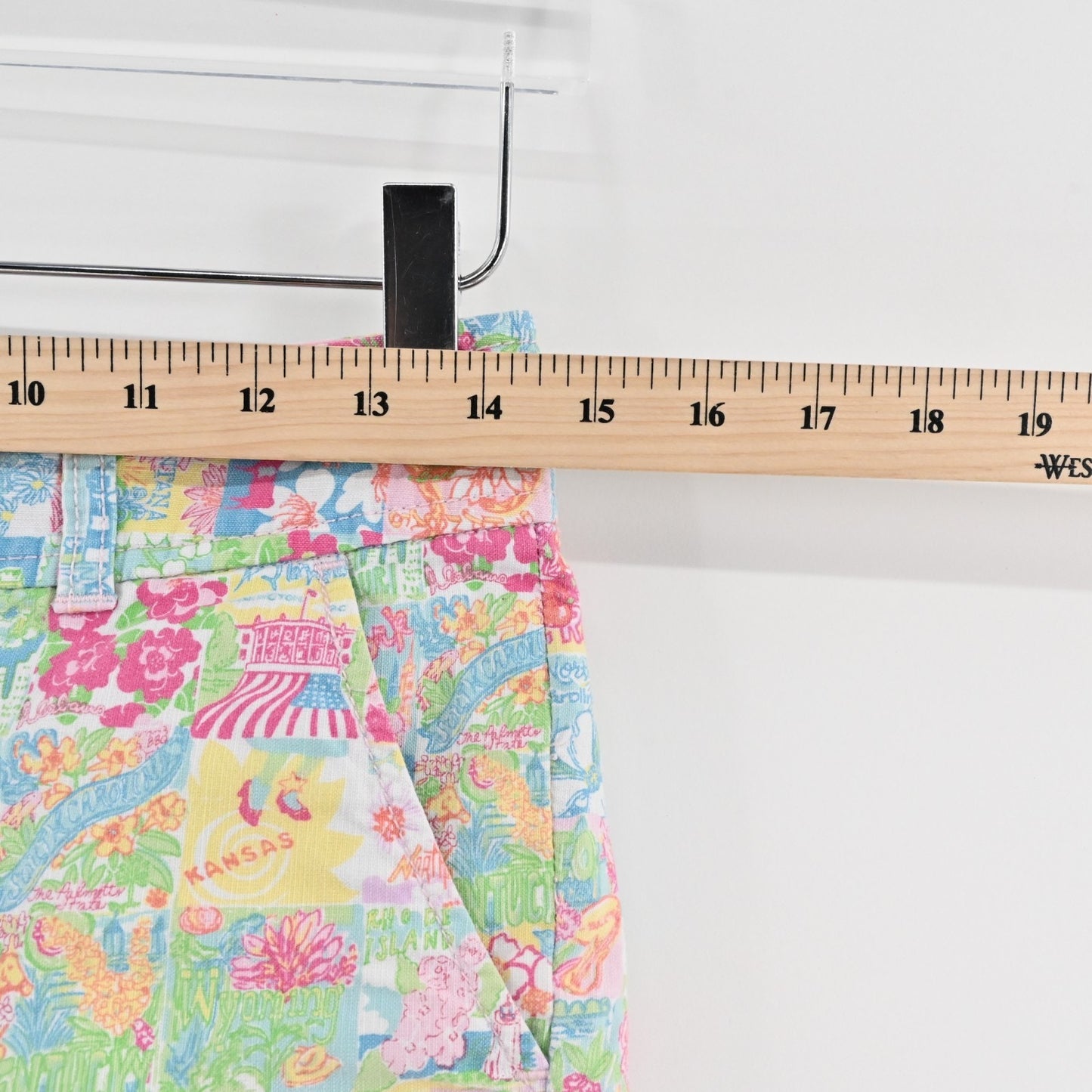 Lilly Pulitzer Womens Callahan Shorts Size 0 Pop Up State of Mind Patchwork