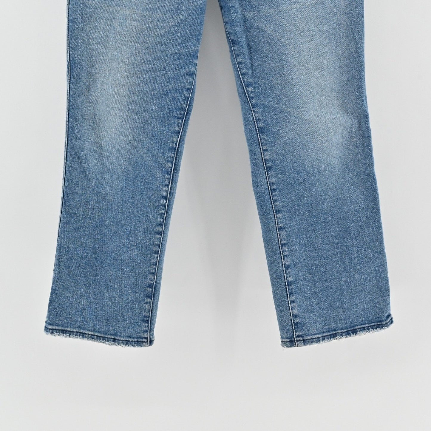 Good American Womens Always Fits Good Legs Straight Jeans Size 32 Blue High Rise