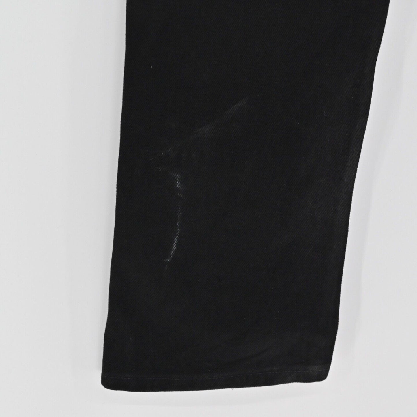 Vtg DOLCE GABBANA Jeans Womens Sz 27 Black Logo Straight Leg 100% Cotton 90s