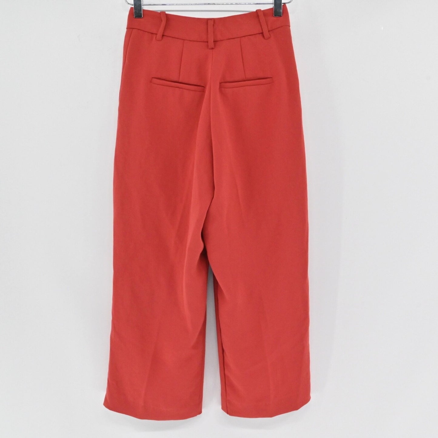 ARITZIA WILFRED Womens The Effortless Pants Size 2 Red Pleated High Rise Career