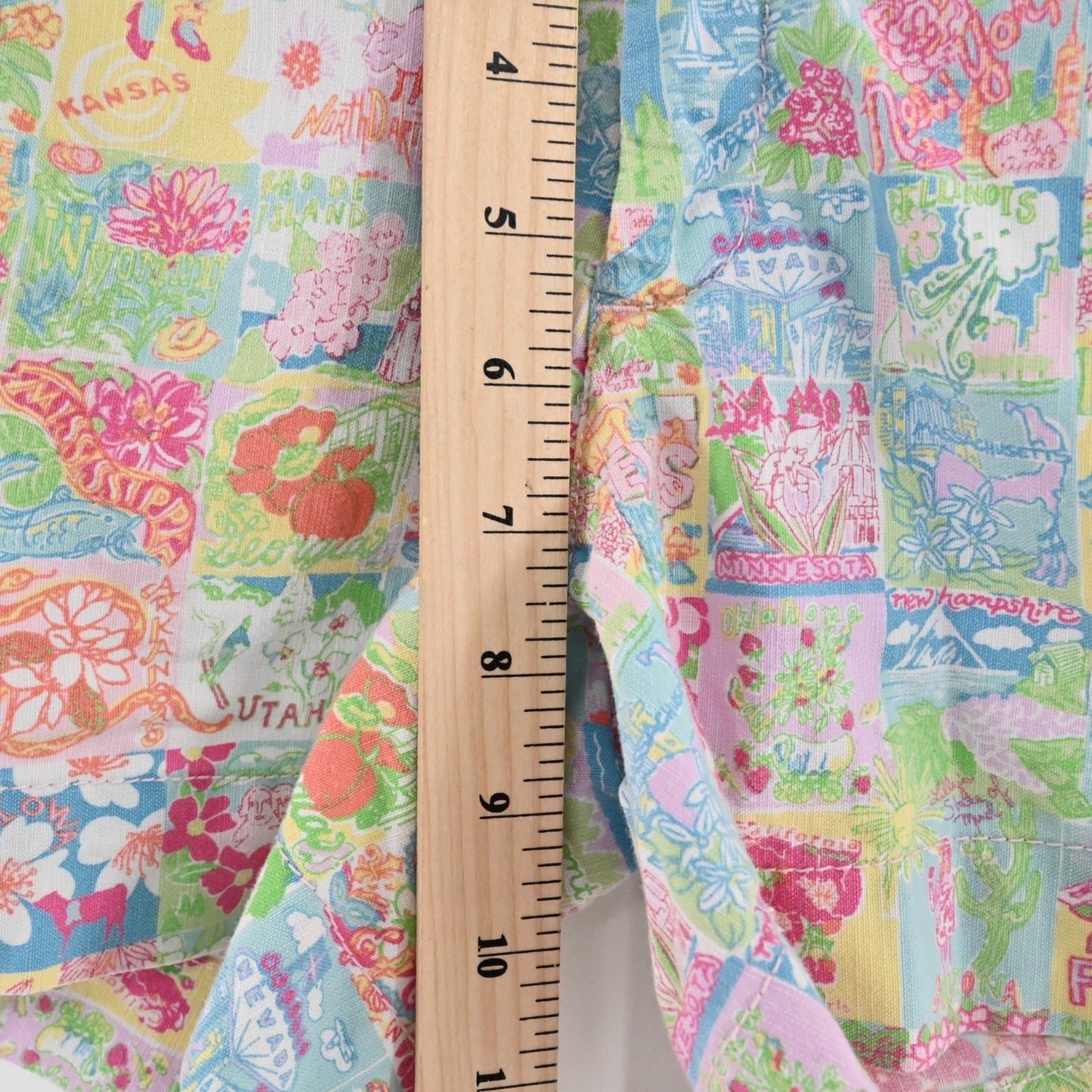 Lilly Pulitzer Womens Callahan Shorts Size 0 Pop Up State of Mind Patchwork