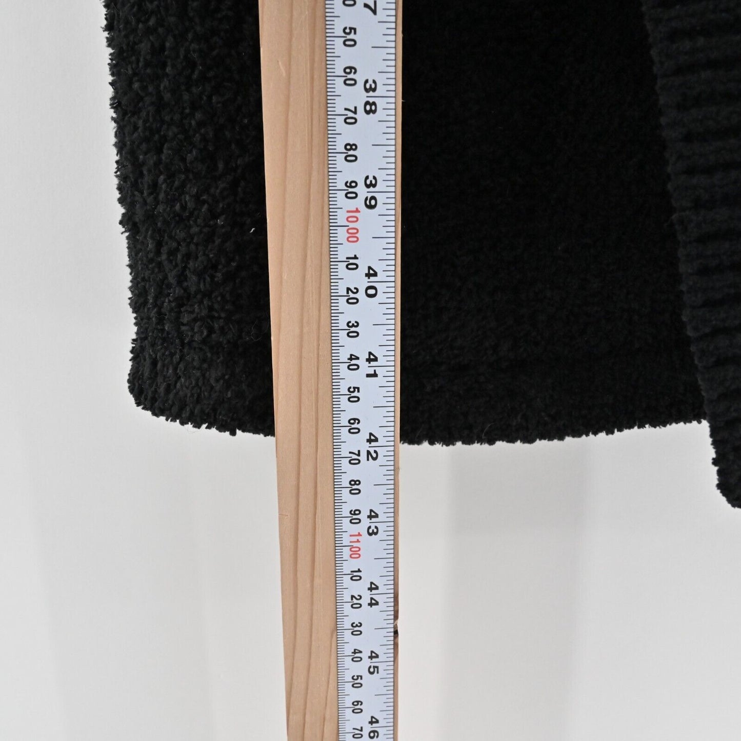 NATORI Robe Womens Sz L Black Fleece Belted Comfort Sherpa Plush Soft Cozy JOSIE
