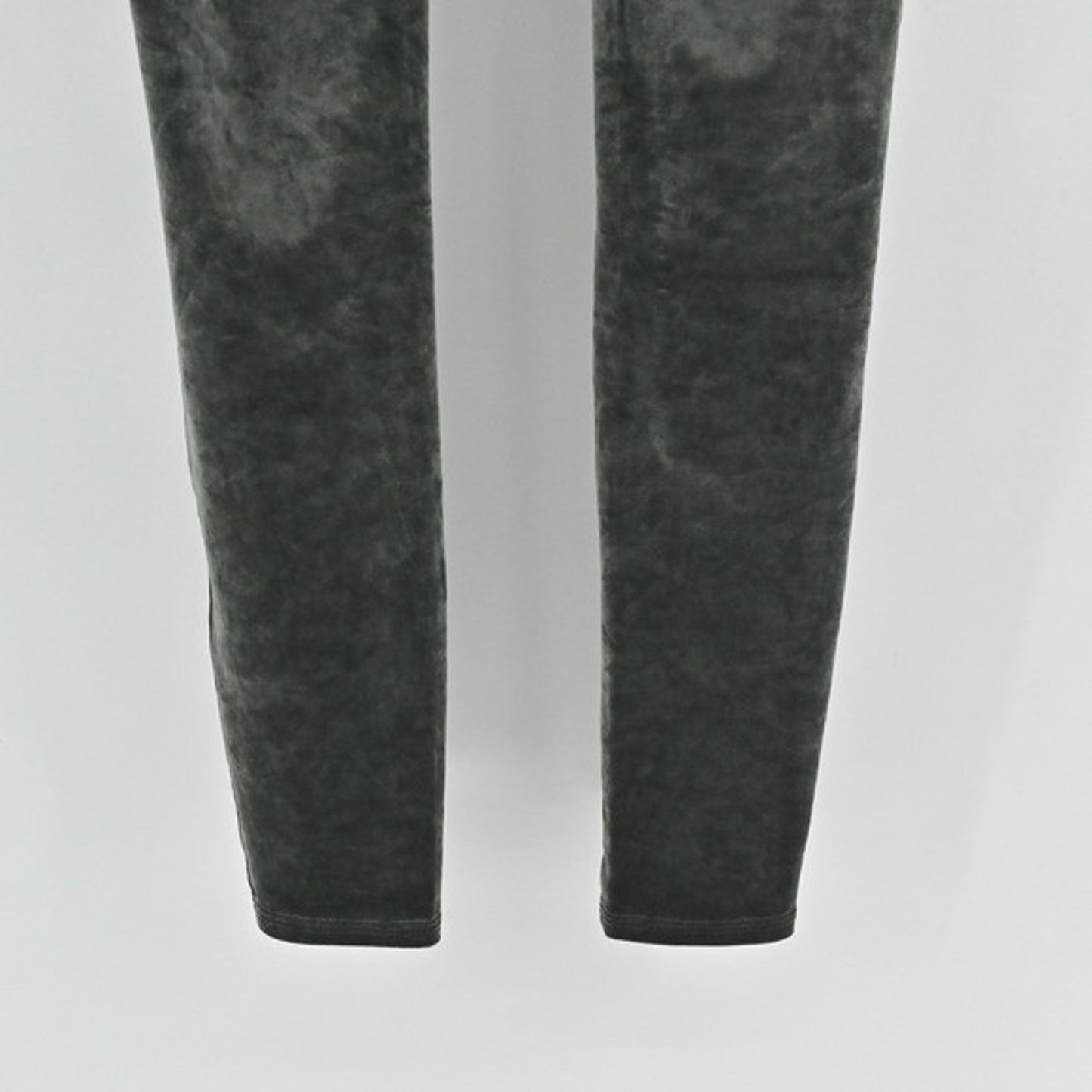 Spanx Womens Velvet Leggings Olive Green Size L Soft Stretch High Waisted Modern