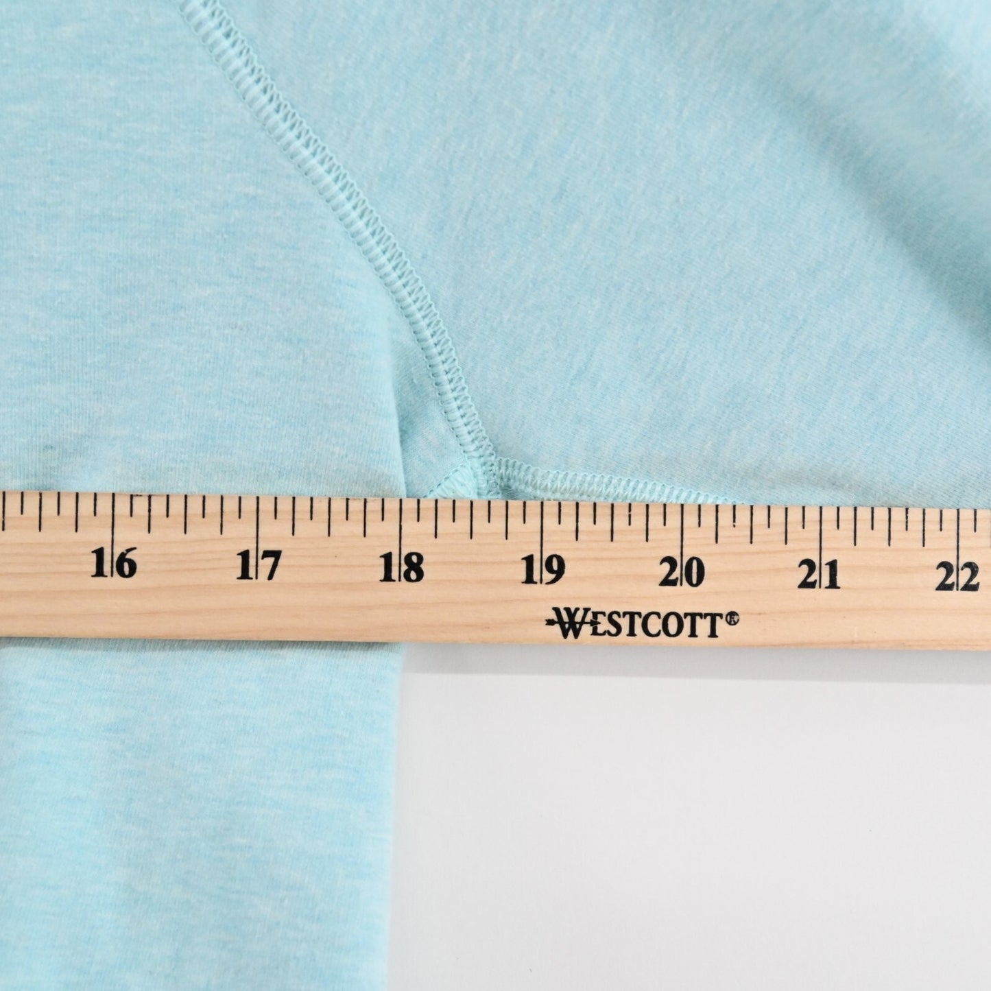 LULULEMON Voyage Pullover Top Womens Size M Aquamarine Blue Stretch French Terry