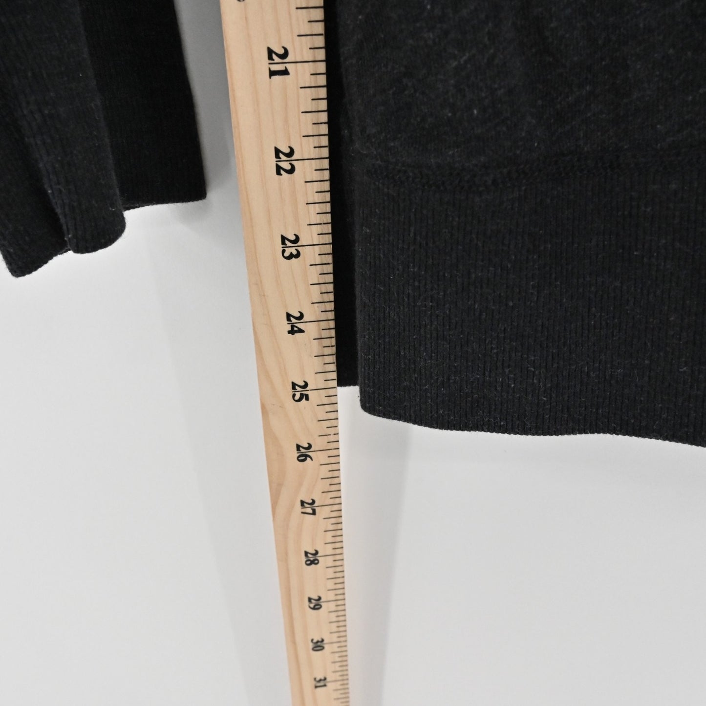 James Perse Womens Vintage Fleece Raglan Sweatshirt Size L Standard Black Casual