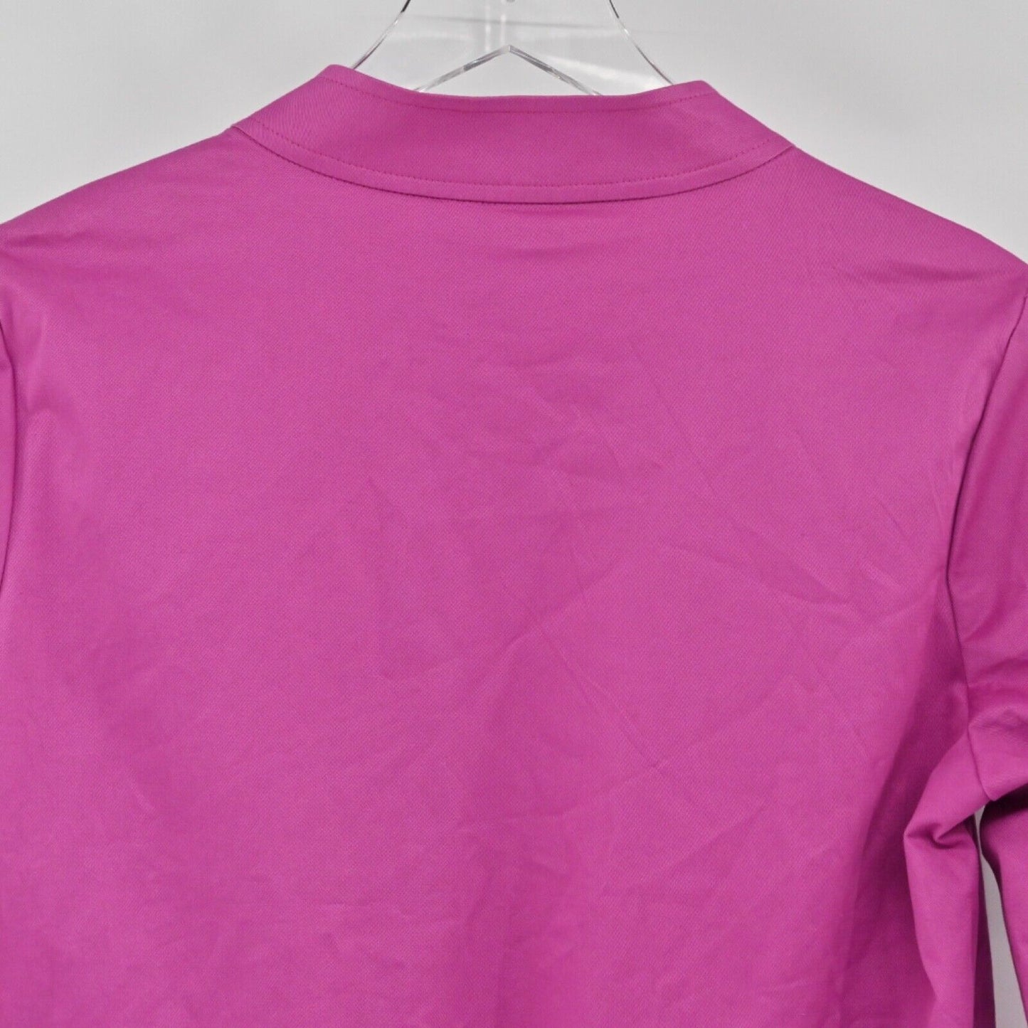 Vtg BOB MACKIE Jacket Womens Size S Pink Grommet Studded 3/4 Sleeve Full Zip 90s