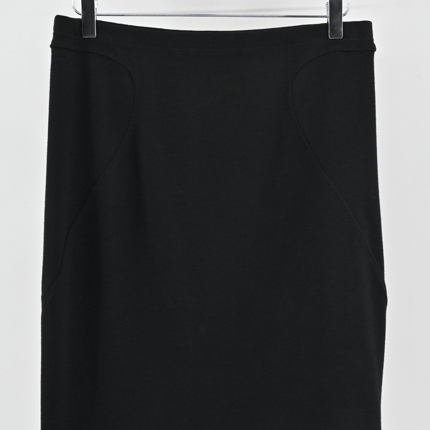 Wolford Womens Black Wool Pencil Skirt Size M Elegant Business Casual Career