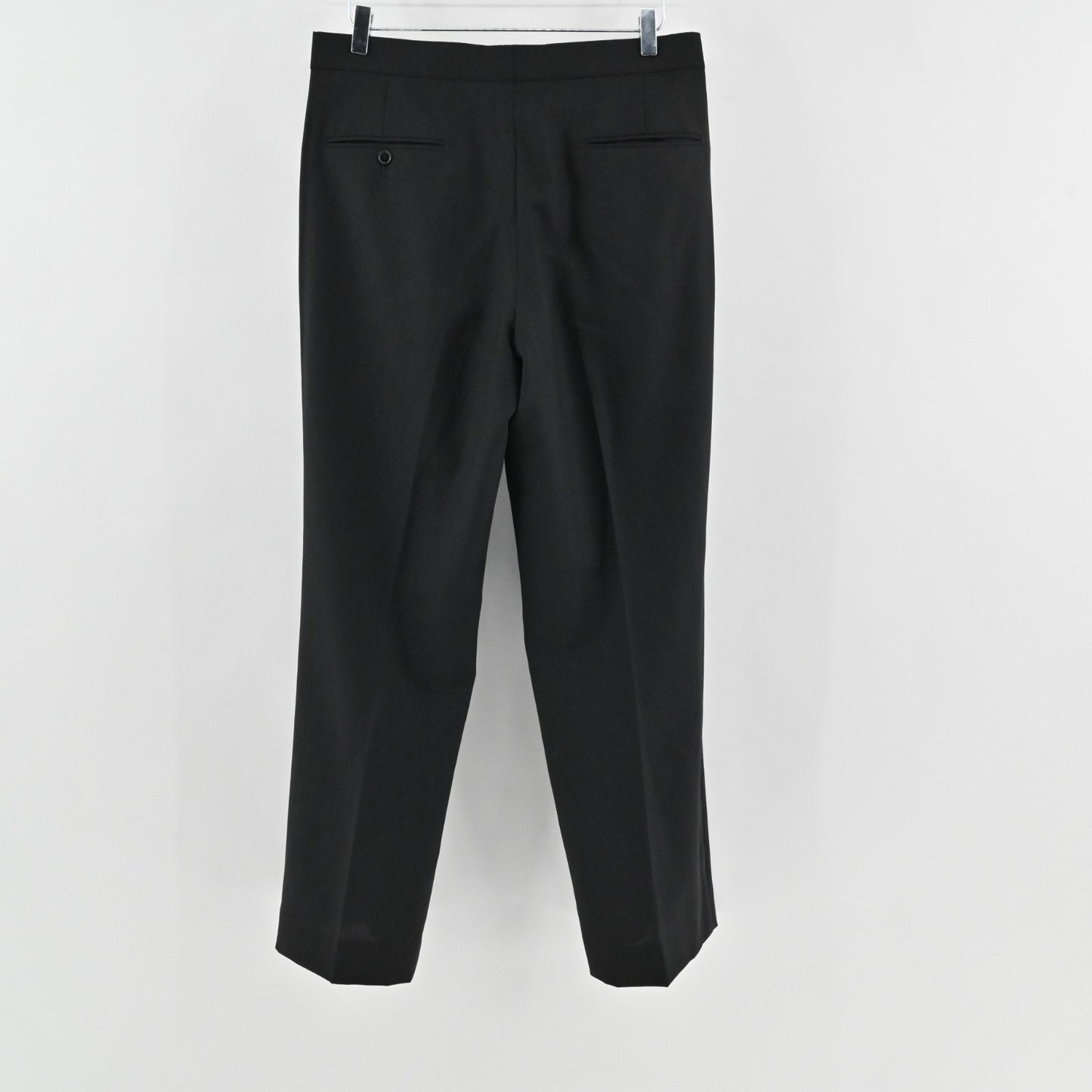 Calvin Klein Mens Classic Black Pleated Straight Leg Dress Pants Size 33R Career