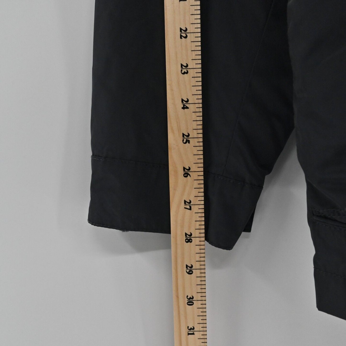HETREGO Jacket Mens Size 58 Long Sleeve Black Zip Button Double Layer NEW