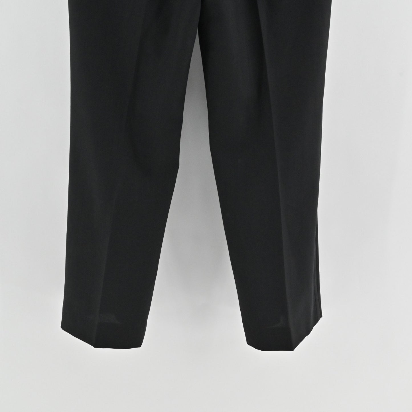 Calvin Klein Mens Classic Black Pleated Straight Leg Dress Pants Size 33R Career