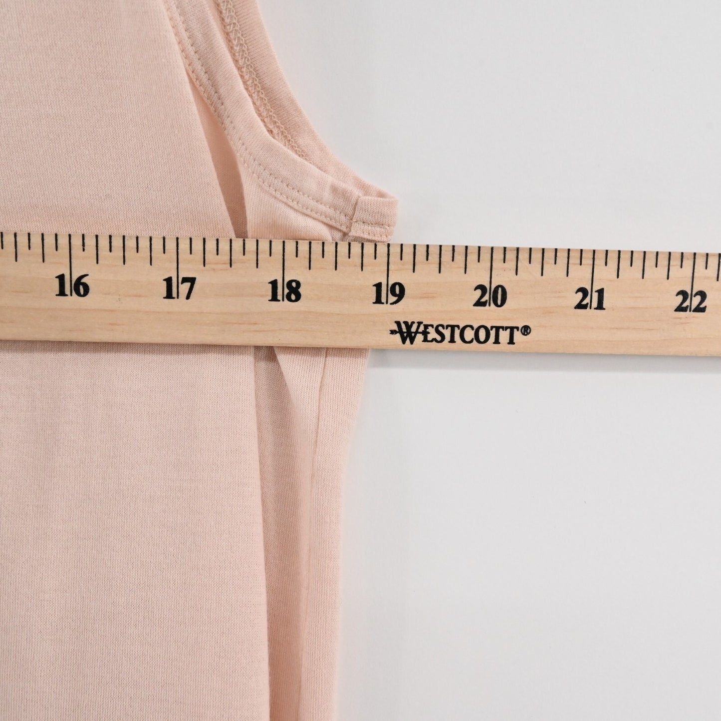 Vtg JIL SANDER Top Womens Size L Cotton Sleeveless Scoop Neck Tank Blush Pink