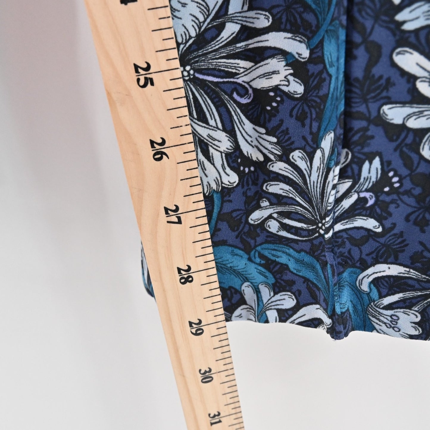 REBECCA TAYLOR Pants Womens Size 8 High Rise Bootcut Blue Floral Print Pocket