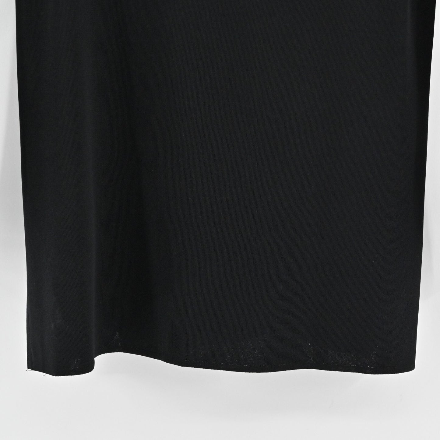 MISOOK Black Sweater Womens Size M Quiet Luxury Knit Fold Collar Exclusively