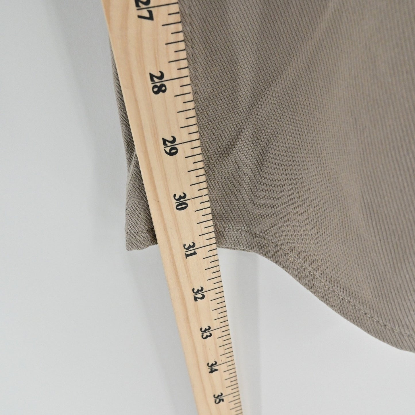 Theory Mens Raffi Neoteric Twill Pants Size 31 Beige Cotton Blend Stretch