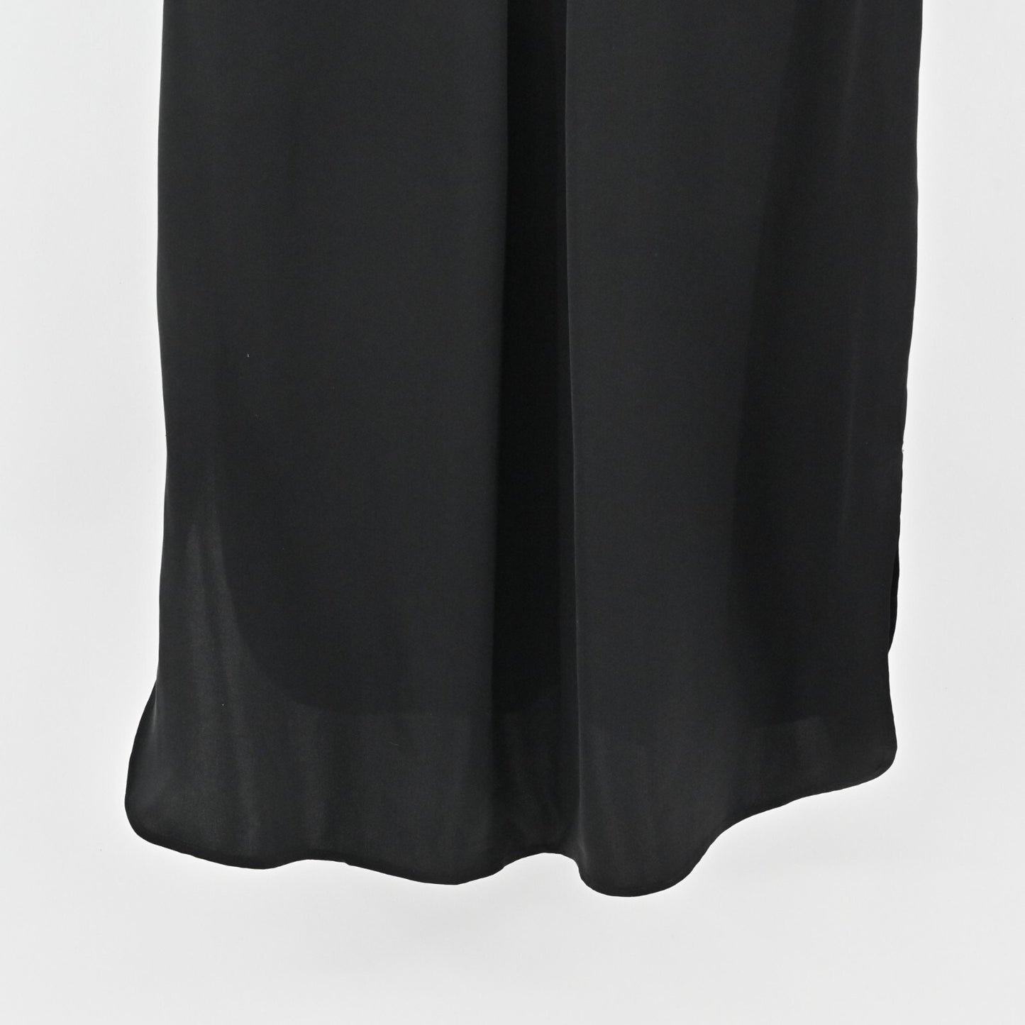 THEORY Top Womens Size S Hinzin Modern Black Sleeveless Silk Georgette Shirt