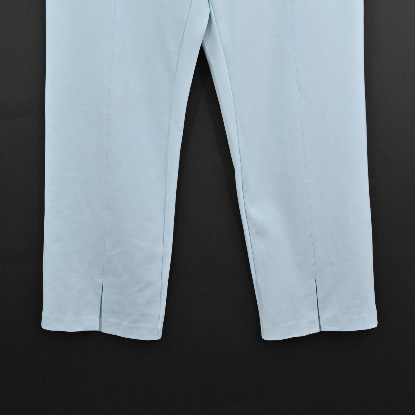 J MCLAUGHLIN Womens Pants Size 12 Light Blue Slit Hem Stretch Crop High Rise