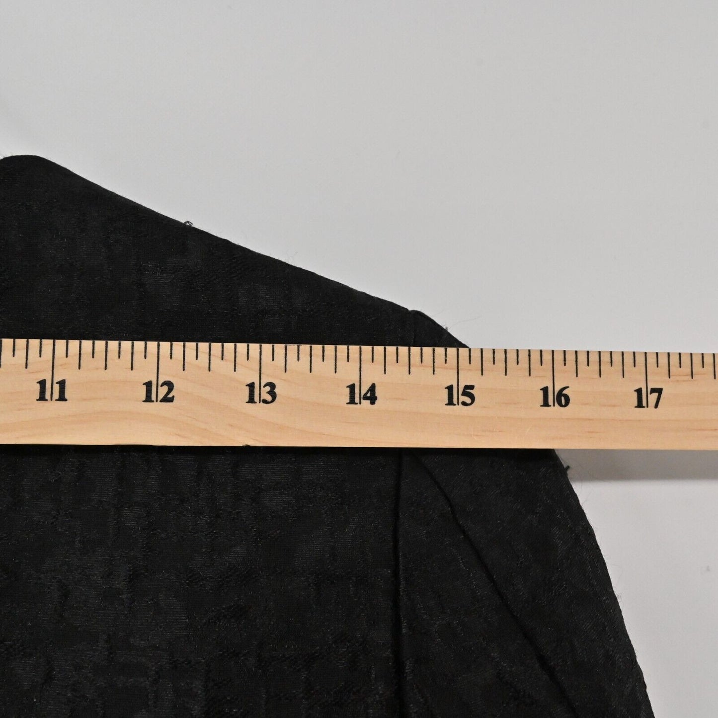 ANNE KLEIN Jacket Womens Size 2 Black Print Button Front Wool Blend Topcoat Chic