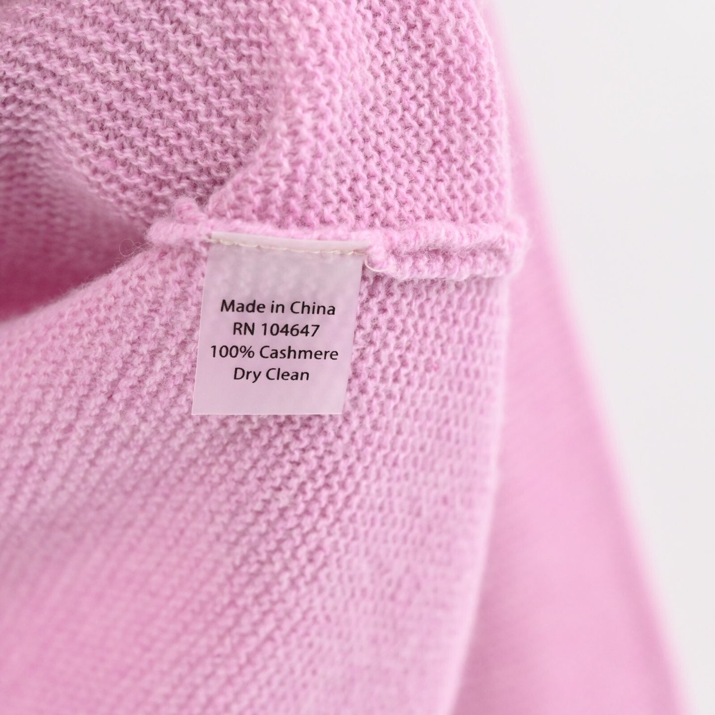 KINROSS Cashmere Sweater Womens Size S Pink VNeck Knit Top Casual Preppy Chic