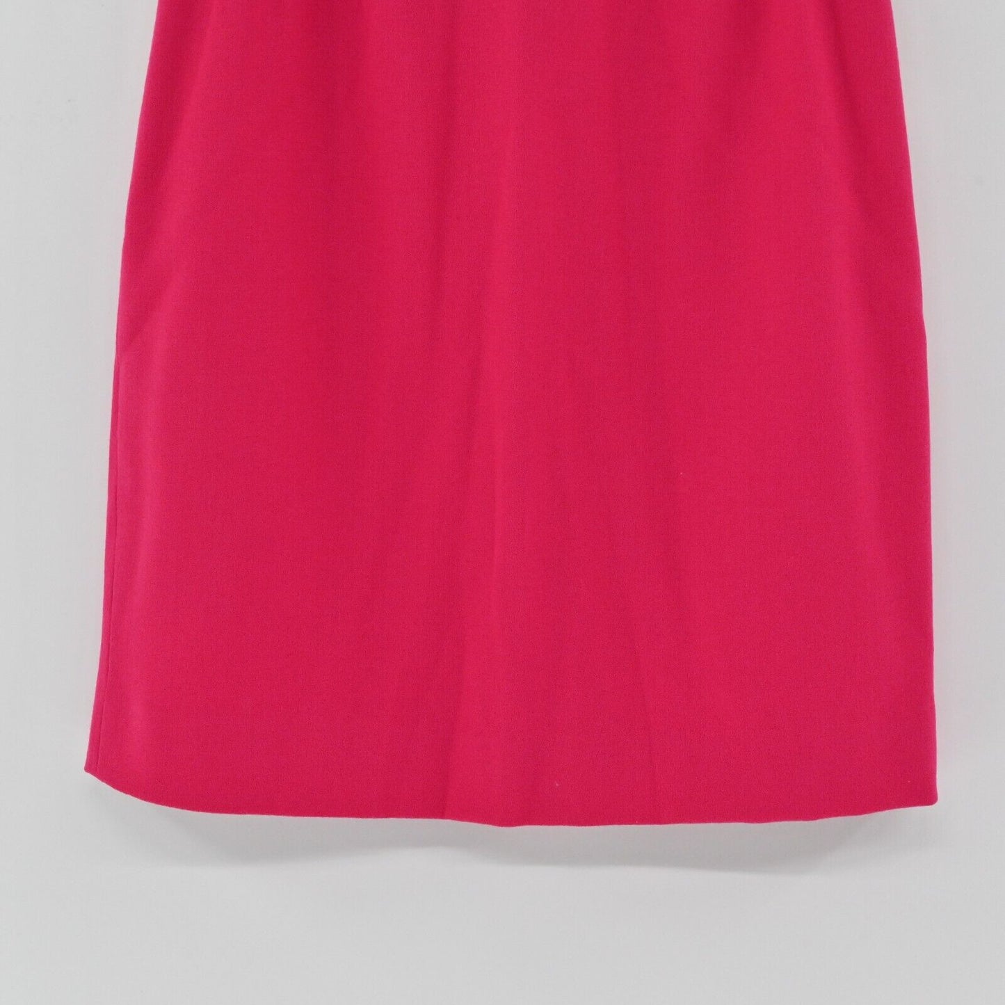 Vtg LILLIE RUBIN Skirt Suit Womens Size 10 Hot Pink Black Beaded 80s