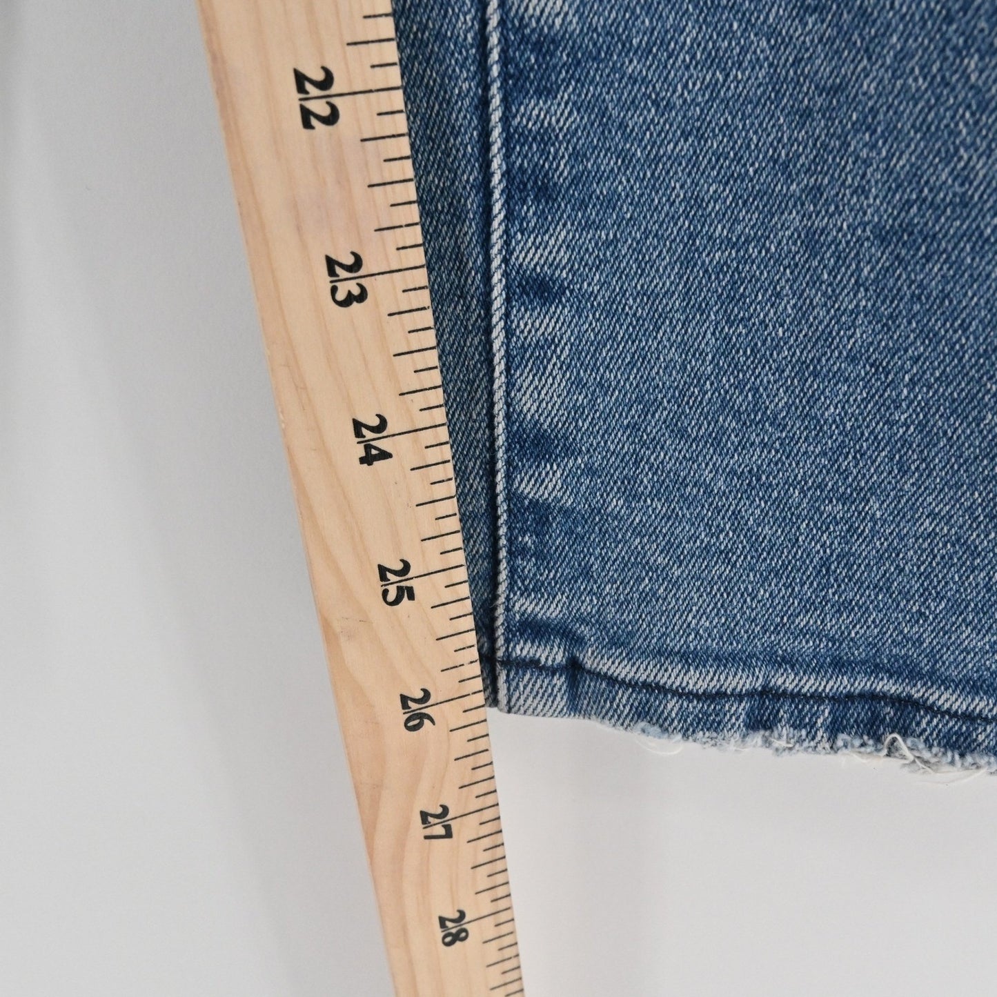 Good American Womens Always Fits Good Legs Straight Jeans Size 32 Blue High Rise
