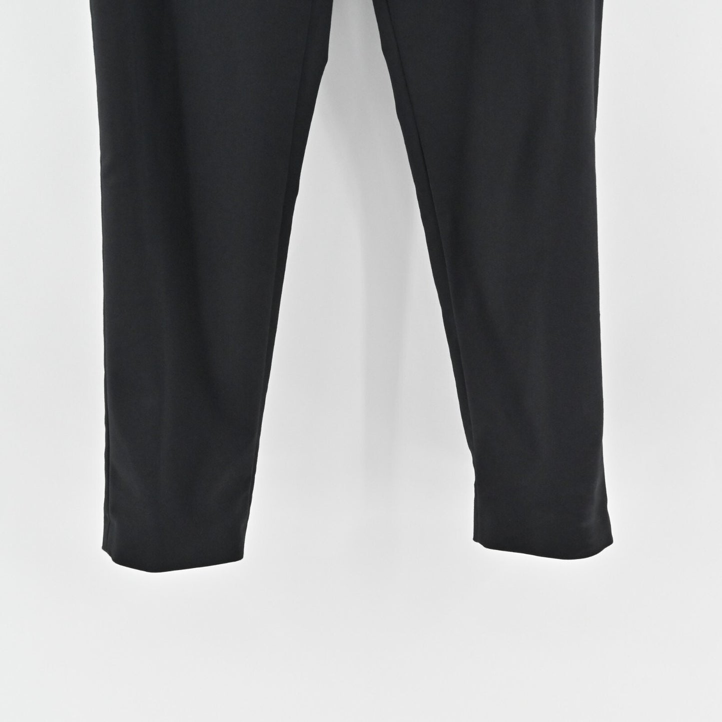 LES COPAINS Pants Womens Size 46 Black Pull On Stretch Slim Straight Leg Office