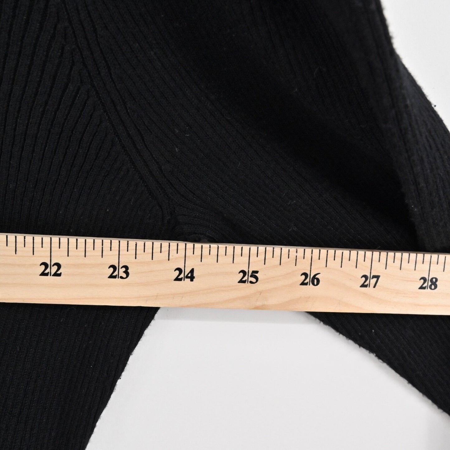 DRAPER JAMES Sweater Dress Sz XL Black Pleated Mock Neck Puff Sleeve Retro RSVP