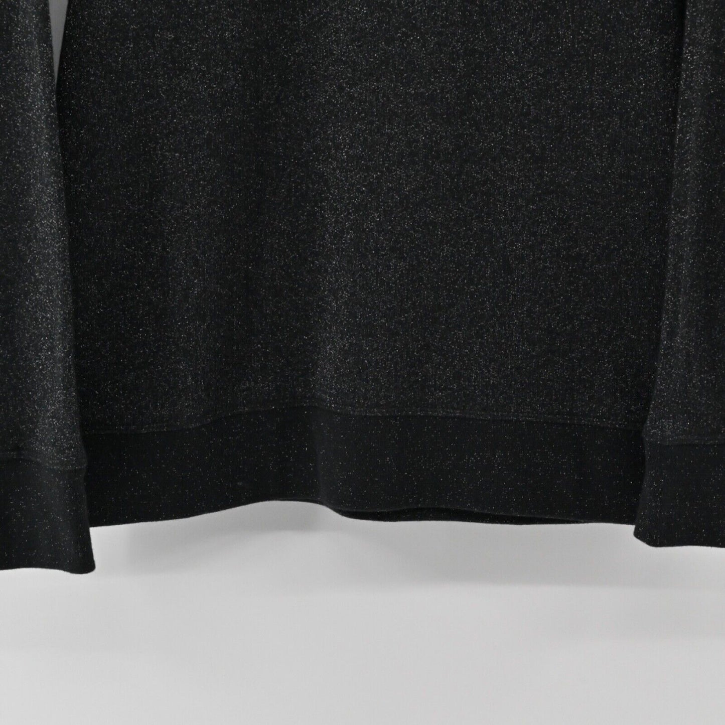 AMERICAN EAGLE Sweater Womens Size M Black Shimmer Cotton Blend Sweatshirt Style
